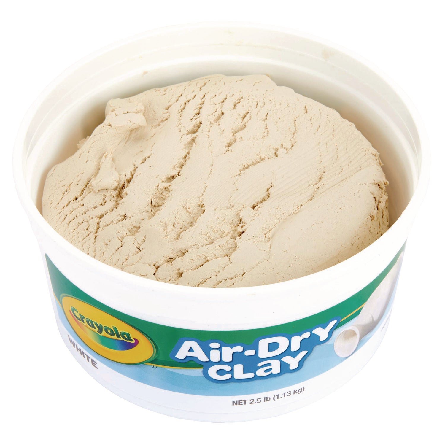 Crayola® Air-Dry Clay,White,  2.5 lbs