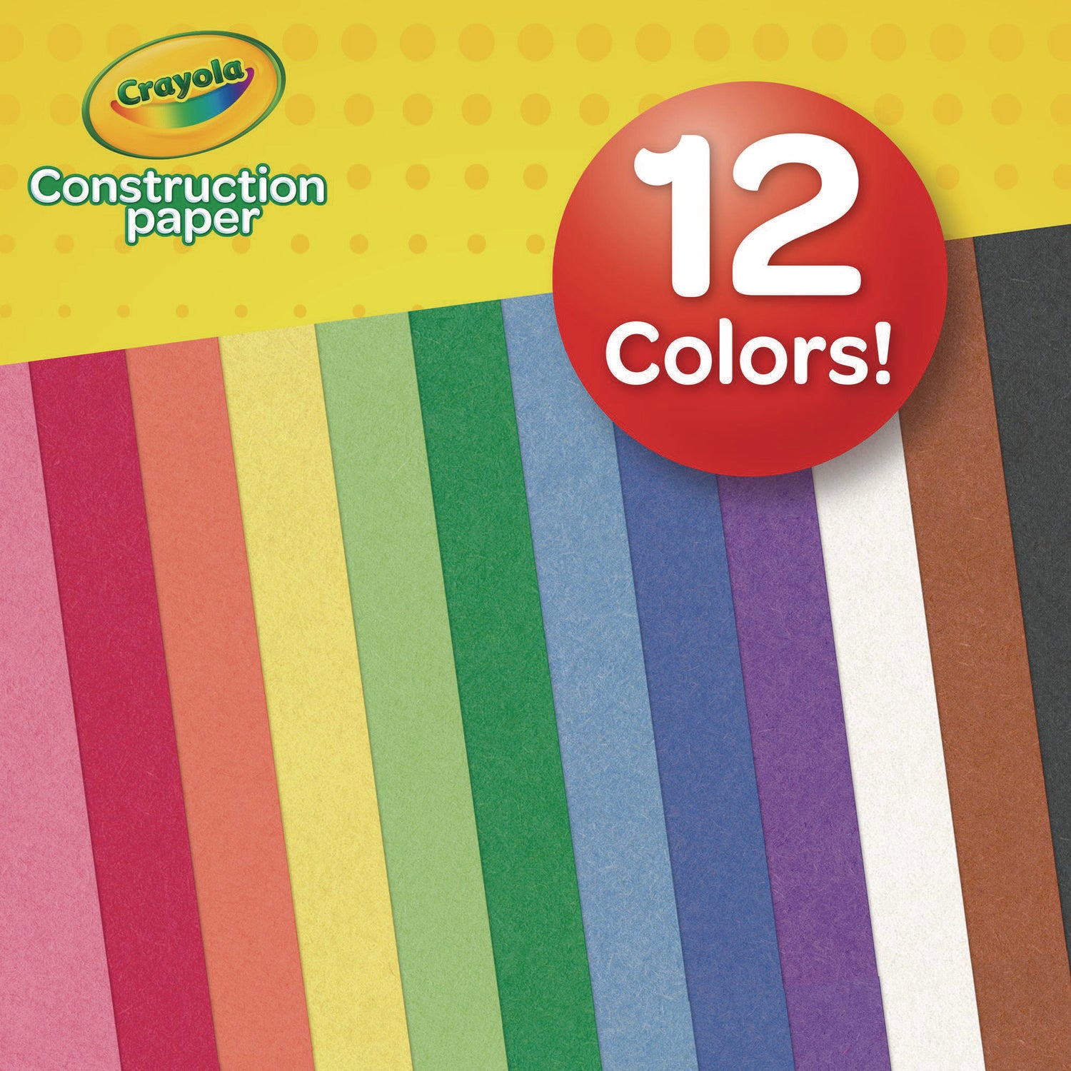 Crayola® Construction Paper, 9 x 12, Assorted Colors, 240 Sheets/Pack