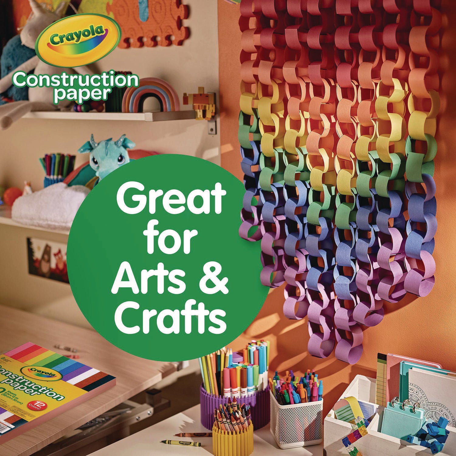 Crayola® Construction Paper, 9 x 12, Assorted Colors, 240 Sheets/Pack