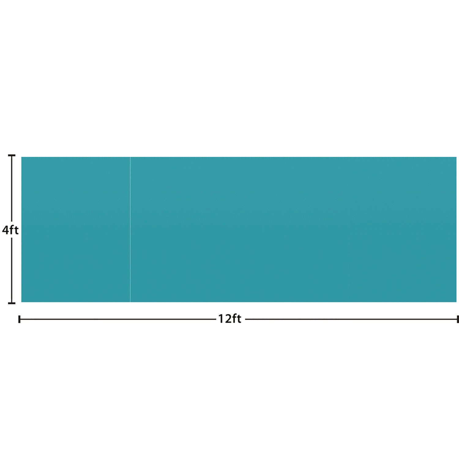 Teacher Created Resources Better Than Paper Bulletin Board Roll, 4 Ft X 12 Ft, Teal