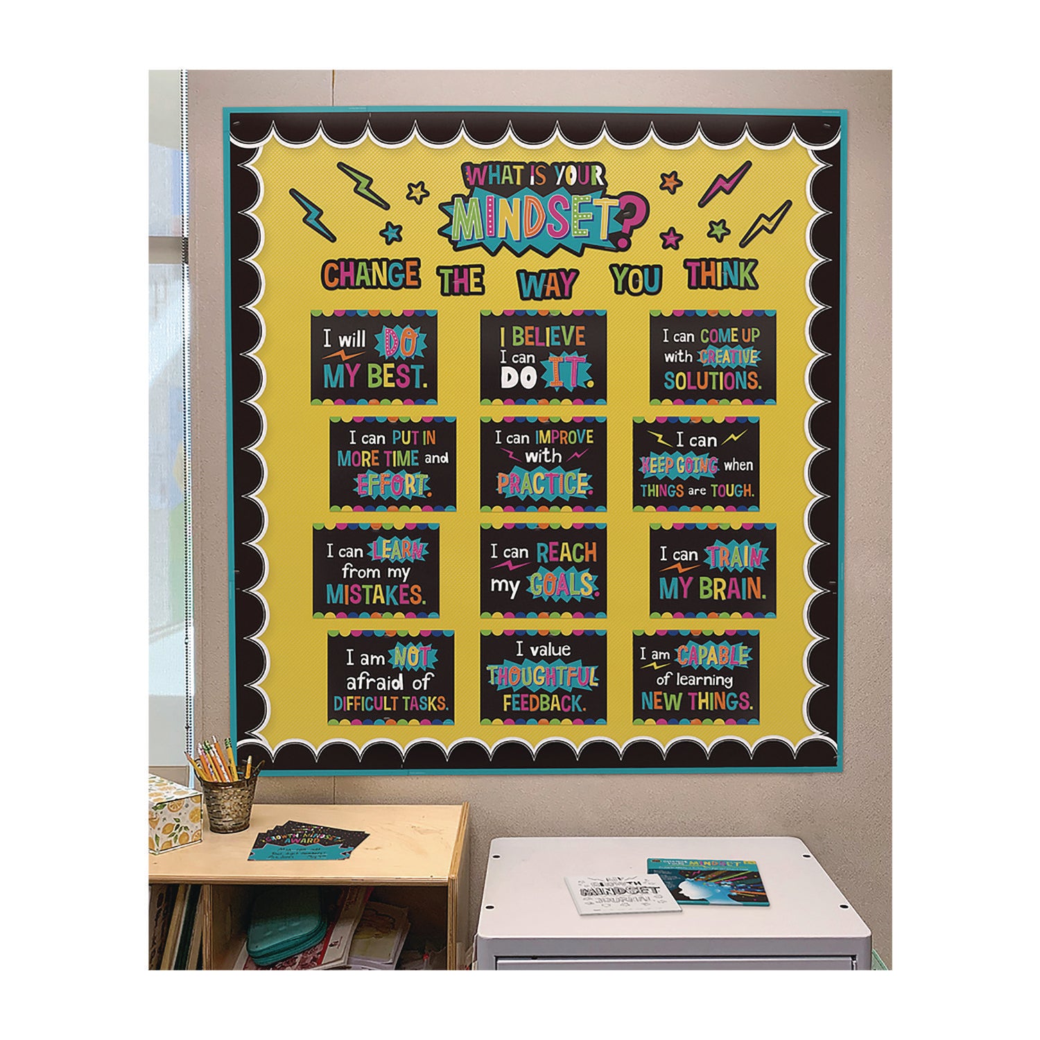 Teacher Created Resources Better Than Paper Bulletin Board Roll, 4 Ft X 12 Ft, Yellow Gold