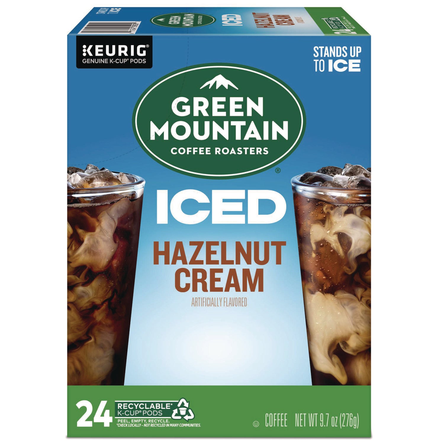 Green Mountain Coffee® Hazelnut Cream Brew Over Ice Coffee K-Cups, 24/box