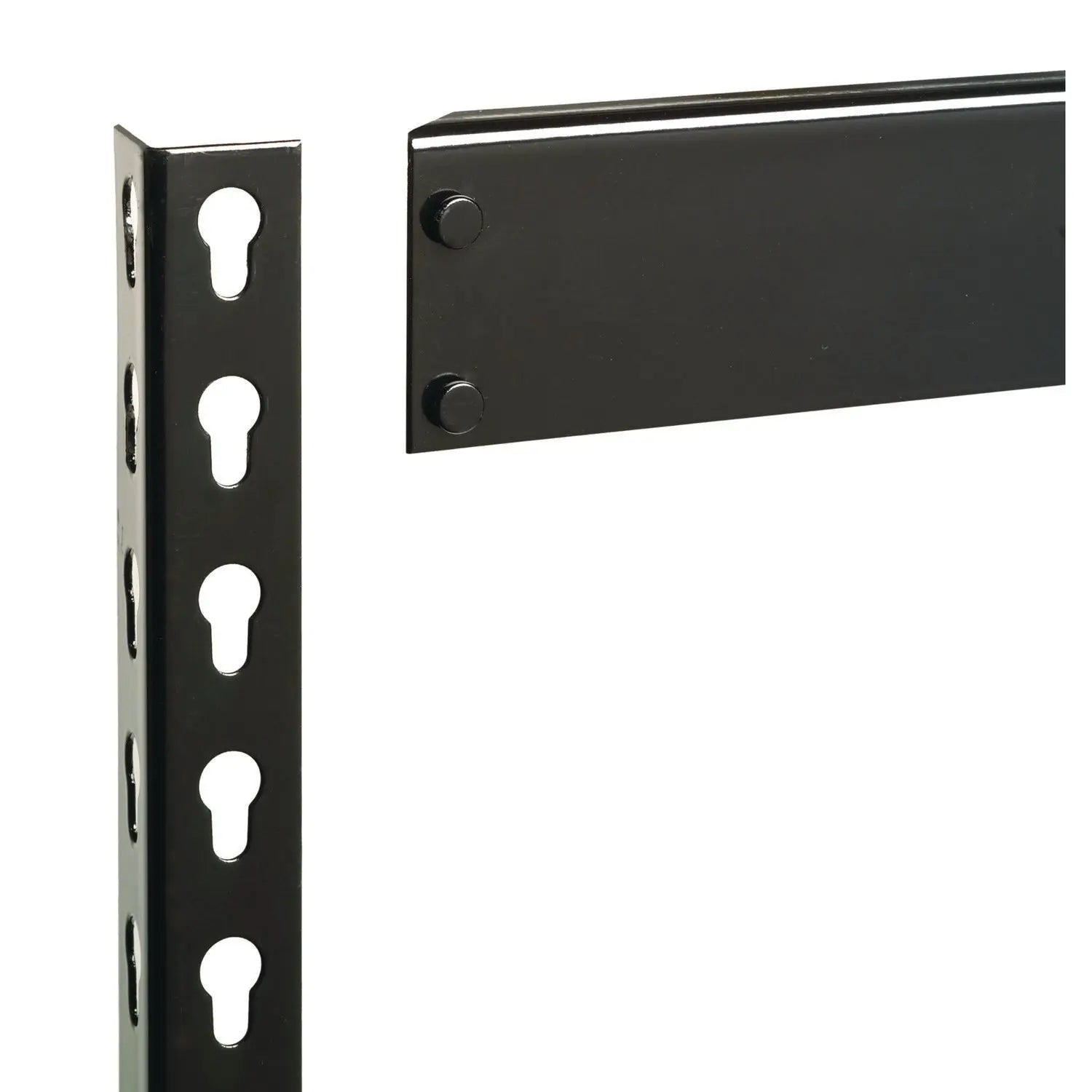 Steel Shelving with Particleboard Shelves, Four-Shelf, 30w x 16d x 60h, Steel, Black Alera® Flipcost