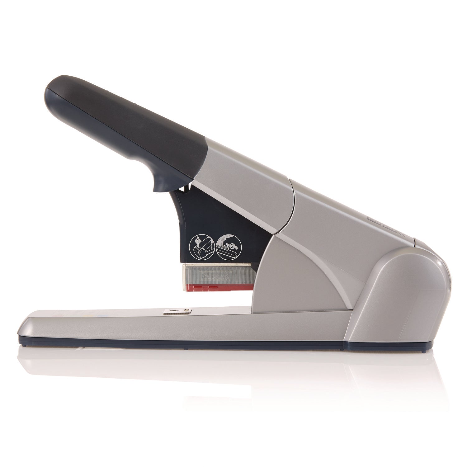 Rapid® Heavy-Duty Cartridge Stapler, 80-Sheet Capacity, Silver