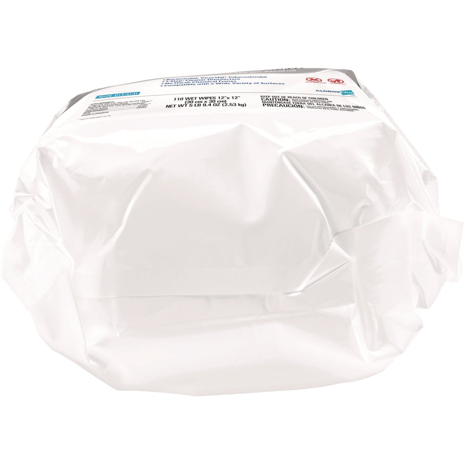 Clorox Healthcare® VersaSure Cleaner Disinfectant Wipes, 1-Ply, 12 x 12, Fragranced, White, 110/Pouch