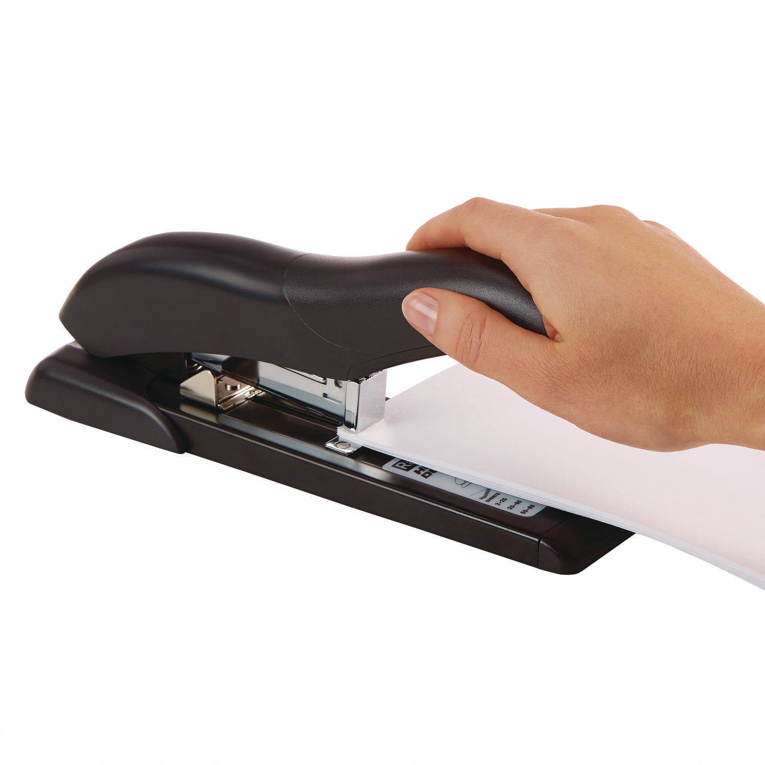 Rapid® Hd80 Personal Heavy Duty Stapler, 80-Sheet Capacity, Black