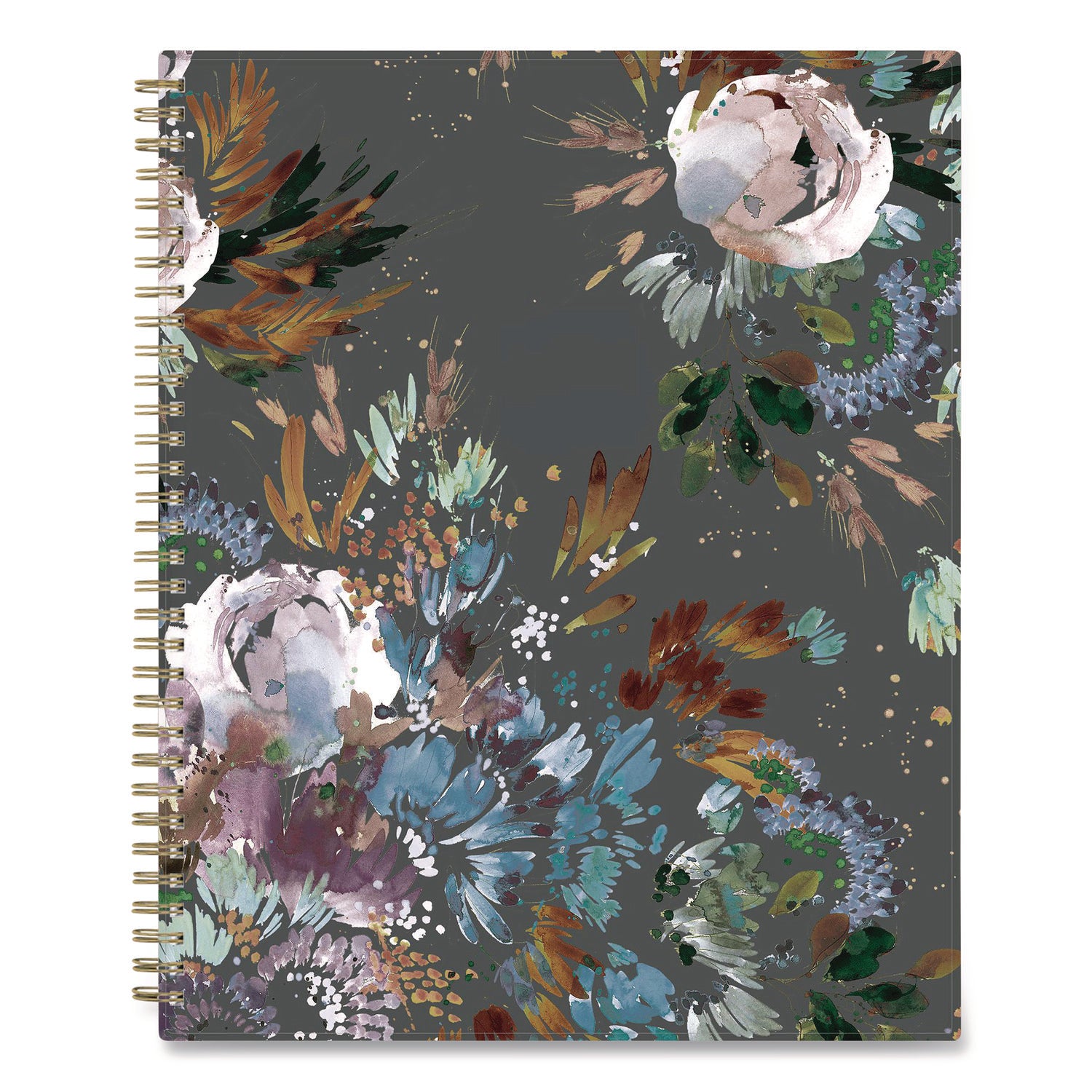 Blue Sky® Kelly Ventura Midnight Garden Weekly/Monthly Planner, Floral Artwork, 11 x 8.5, Multicolor Cover, 12-Month (Jan to Dec): 2025