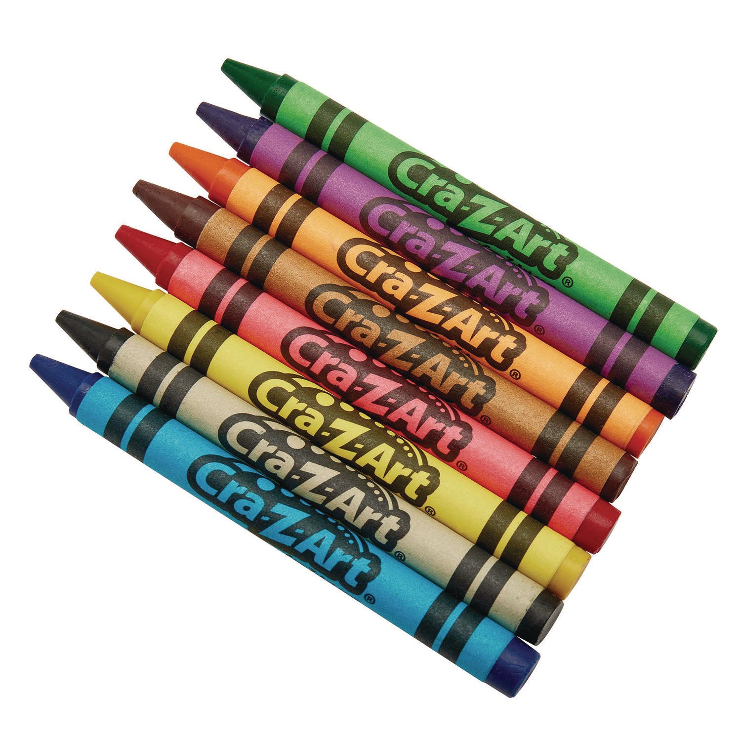Cra-Z-Art® Crayons, 8 Assorted Colors, 8/pack