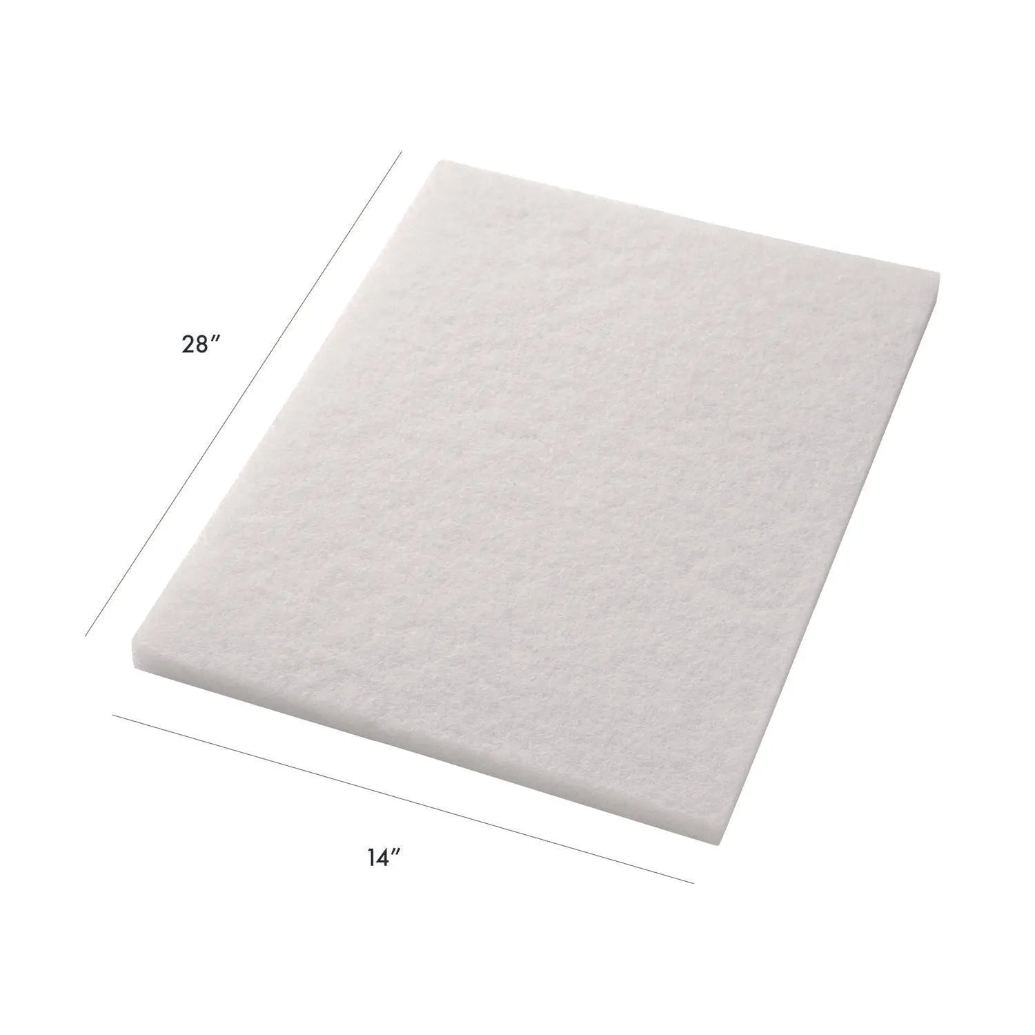White Pad Driver, 14 x 28, 10/Carton Americo® Flipcost