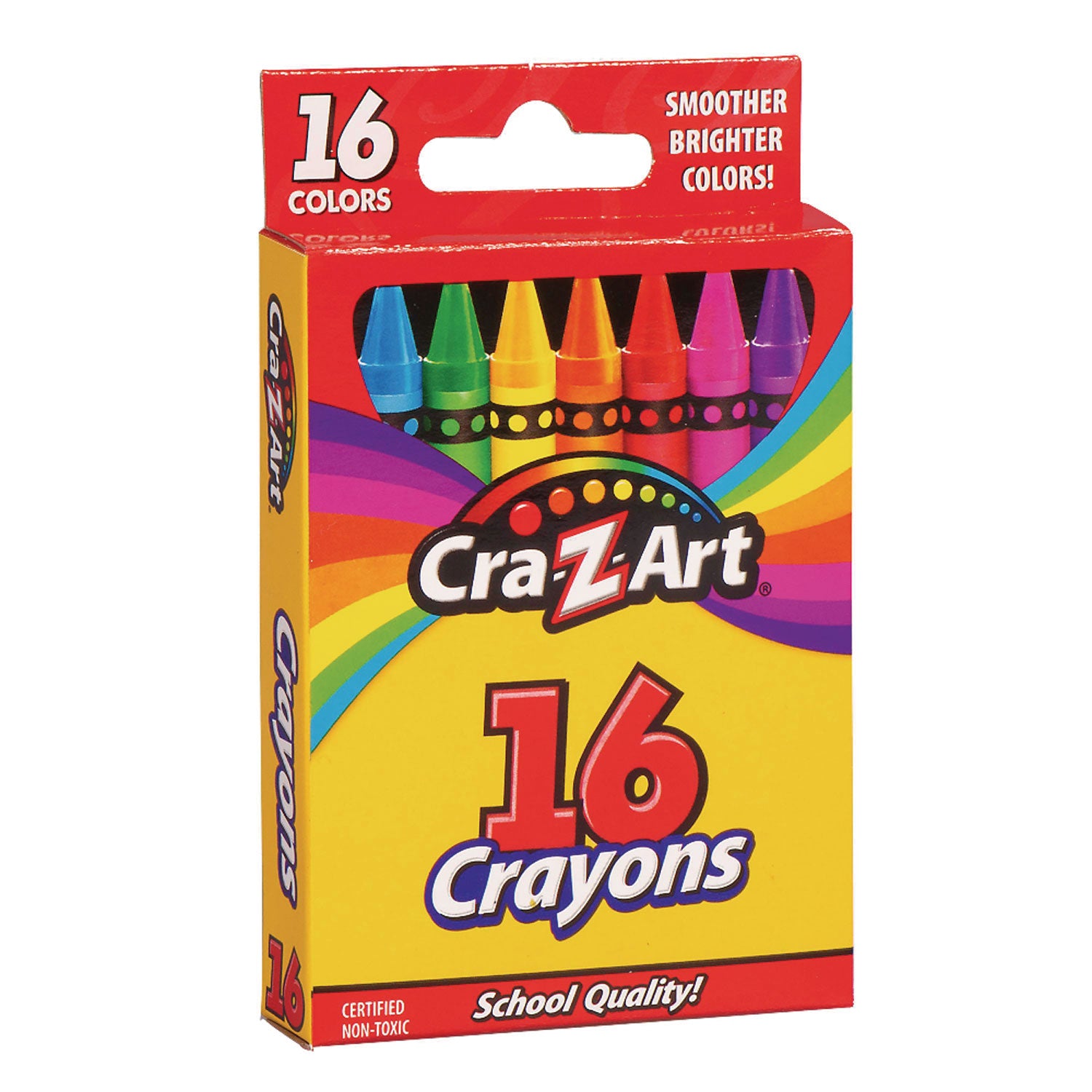 Cra-Z-Art® Crayons, 16 Assorted Colors, 16/set