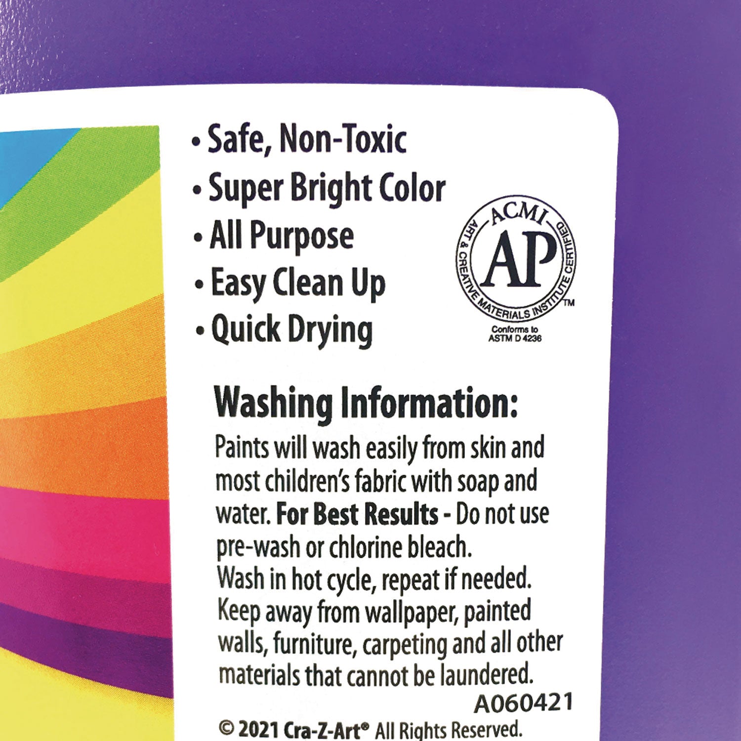 Cra-Z-Art® Washable Kids Paint, Purple, 1 Gal Bottle