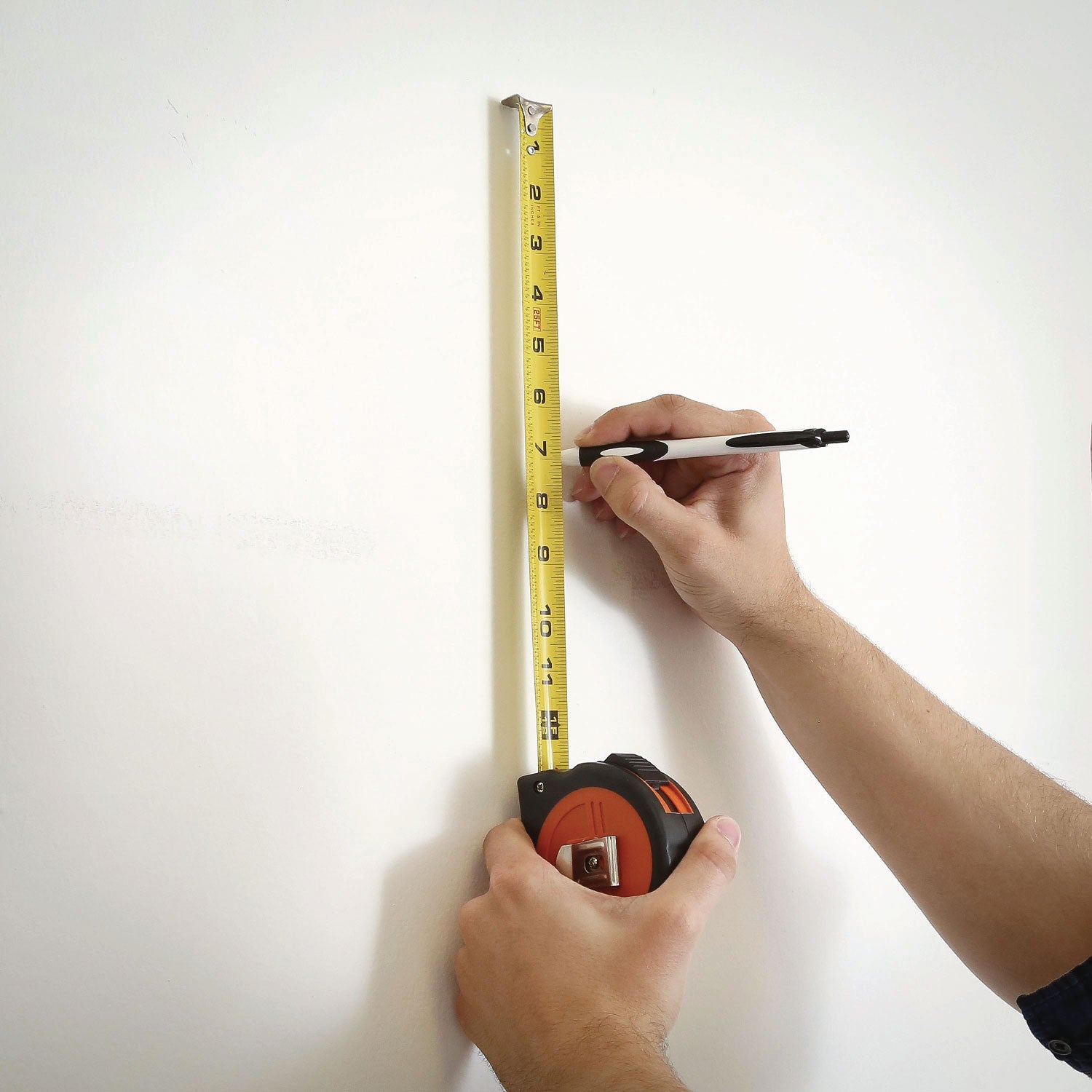 Great Neck® ExtraMark Power Tape, 1" x 25 ft, Steel, Orange/Black