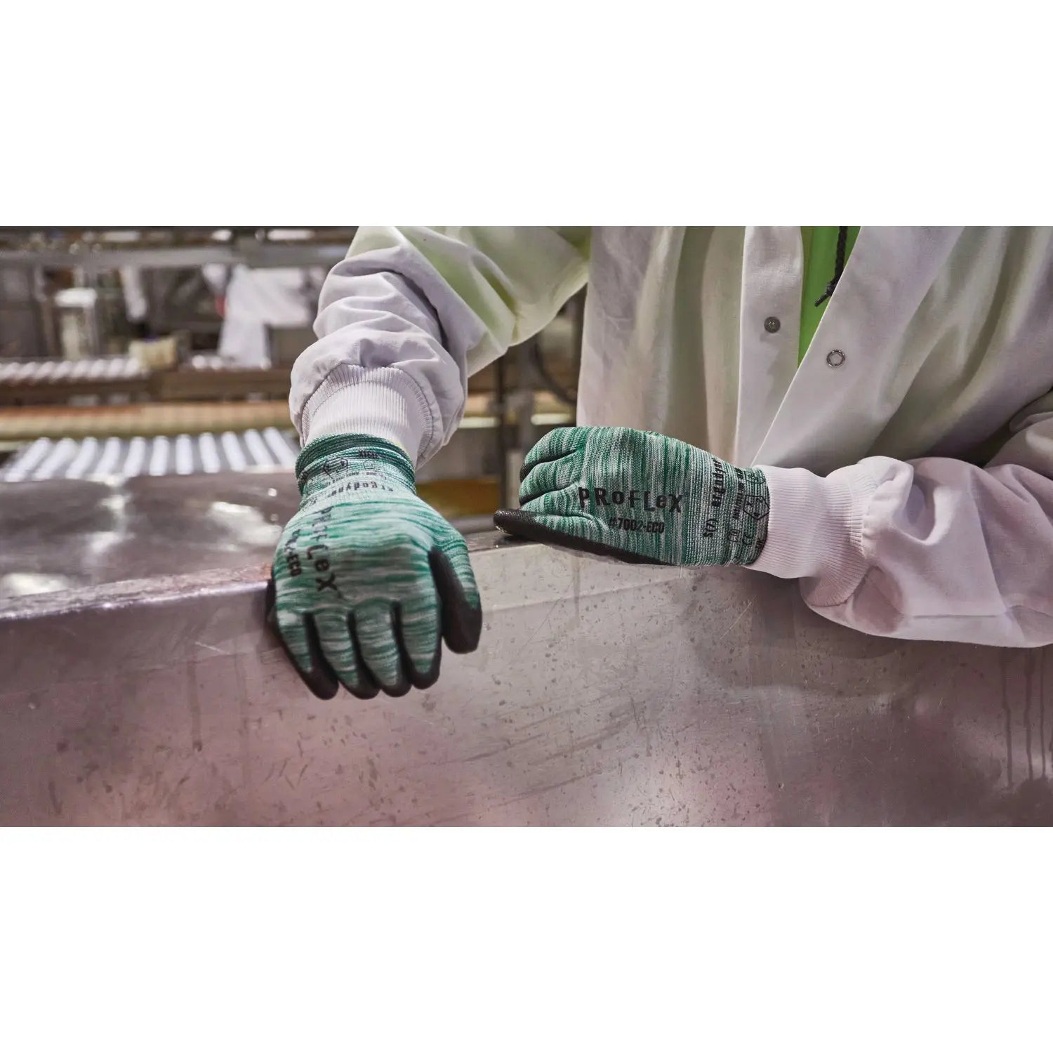 ProFlex 7002-ECO Recycled PU Coated Gloves, Green, X-Large, Pair ergodyne® Flipcost