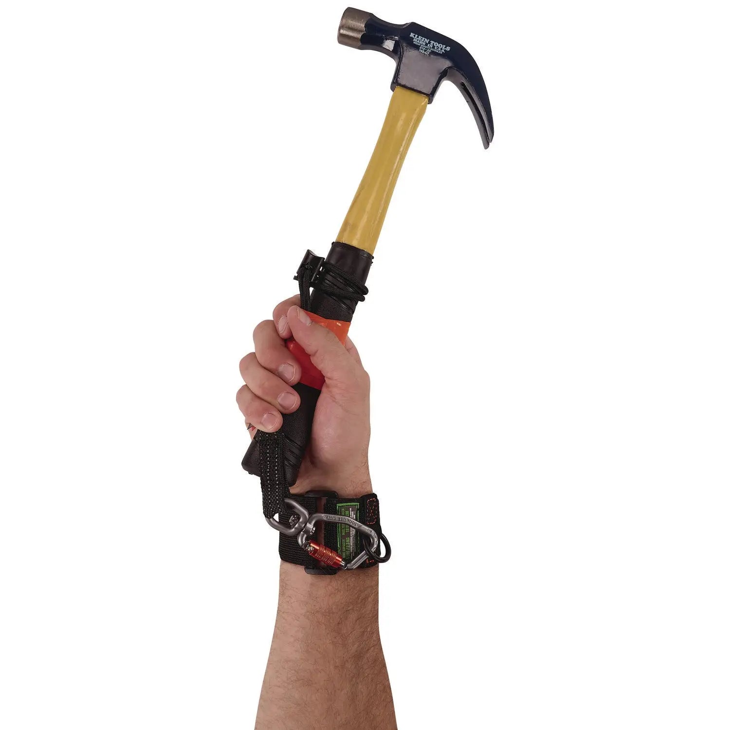 Squids 3123 Tool Wristband with D-Ring Anchor, 5 lb Max Working Capacity, 18" Long, Black ergodyne® Flipcost