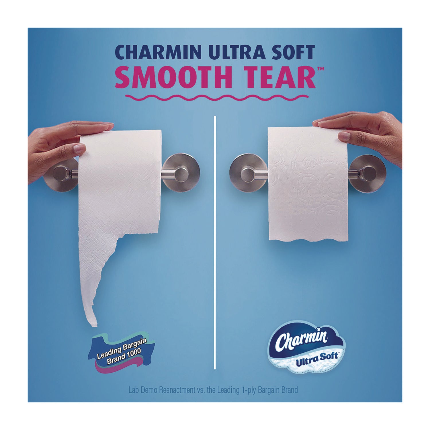 Charmin® Ultra Soft Bathroom Tissue, Septic Safe, 2-Ply, White, 336 Sheets/Roll, 6 Rolls/Pack