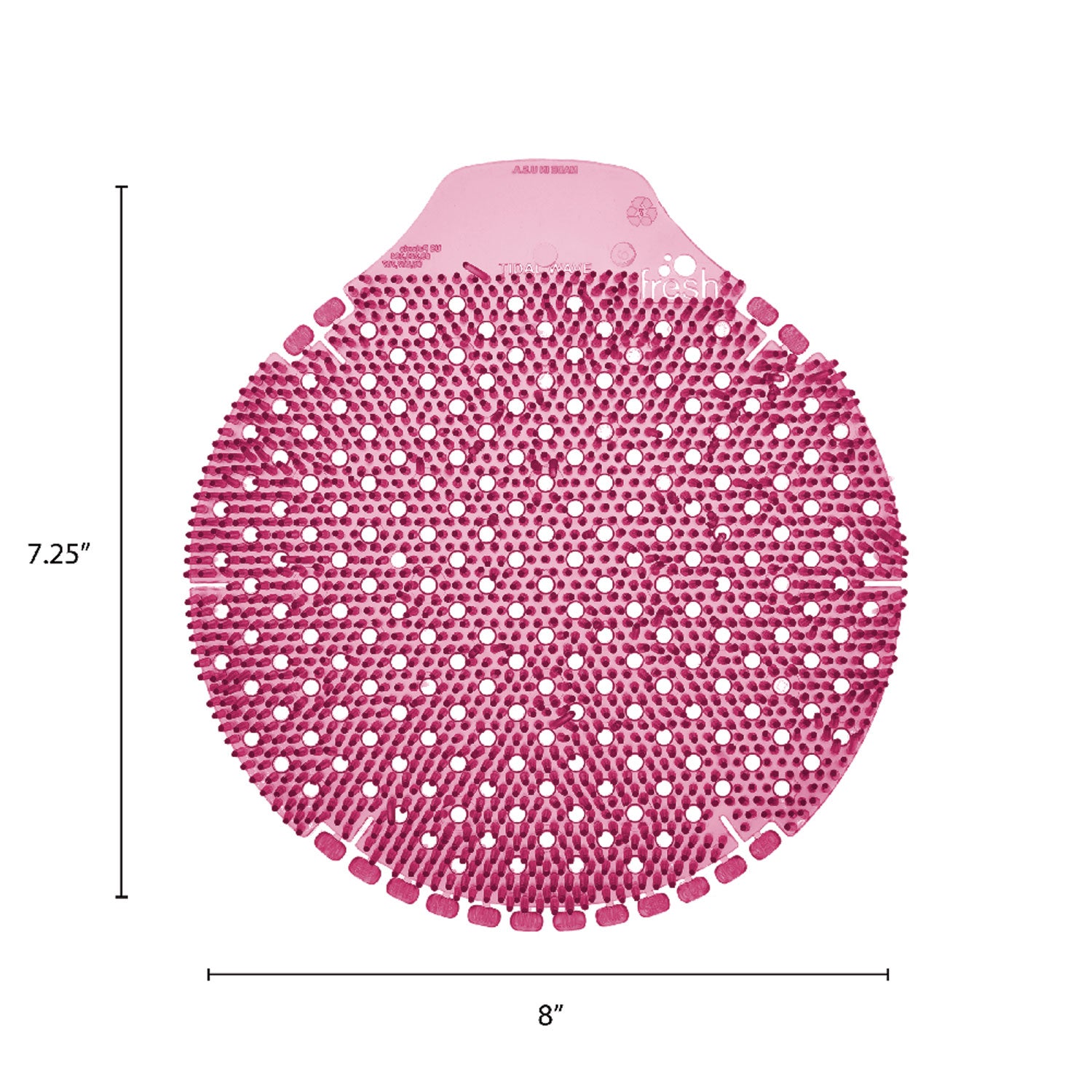 Fresh Products Tidal Wave, Urinal Screen, Apple Scent, 0.42 Oz, Red, 6/box