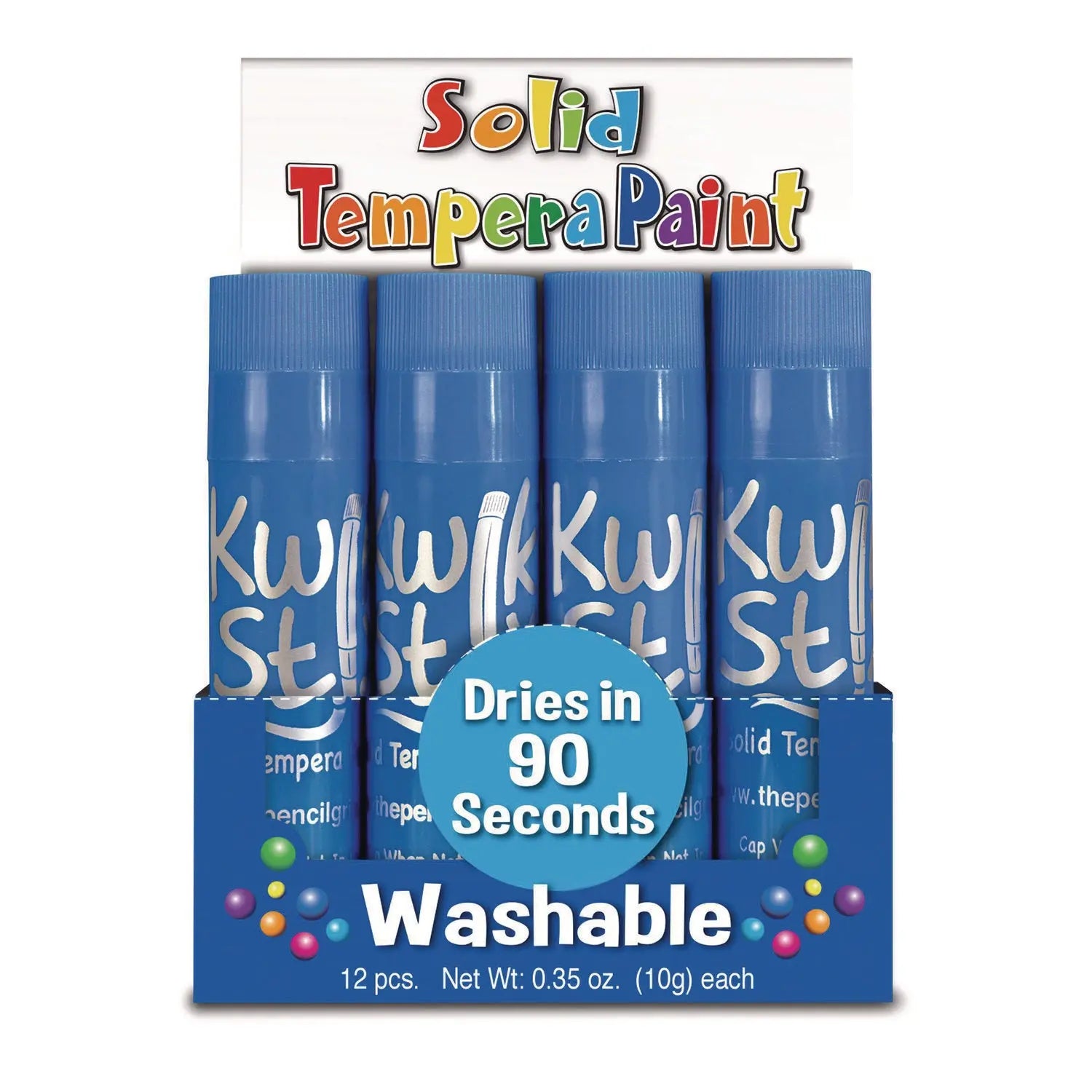 Kwik Stix Single Color Pack, 0.7" x 3.5", Light Blue, 12/Pack, 12 Packs/Carton TPG Creations™ Flipcost