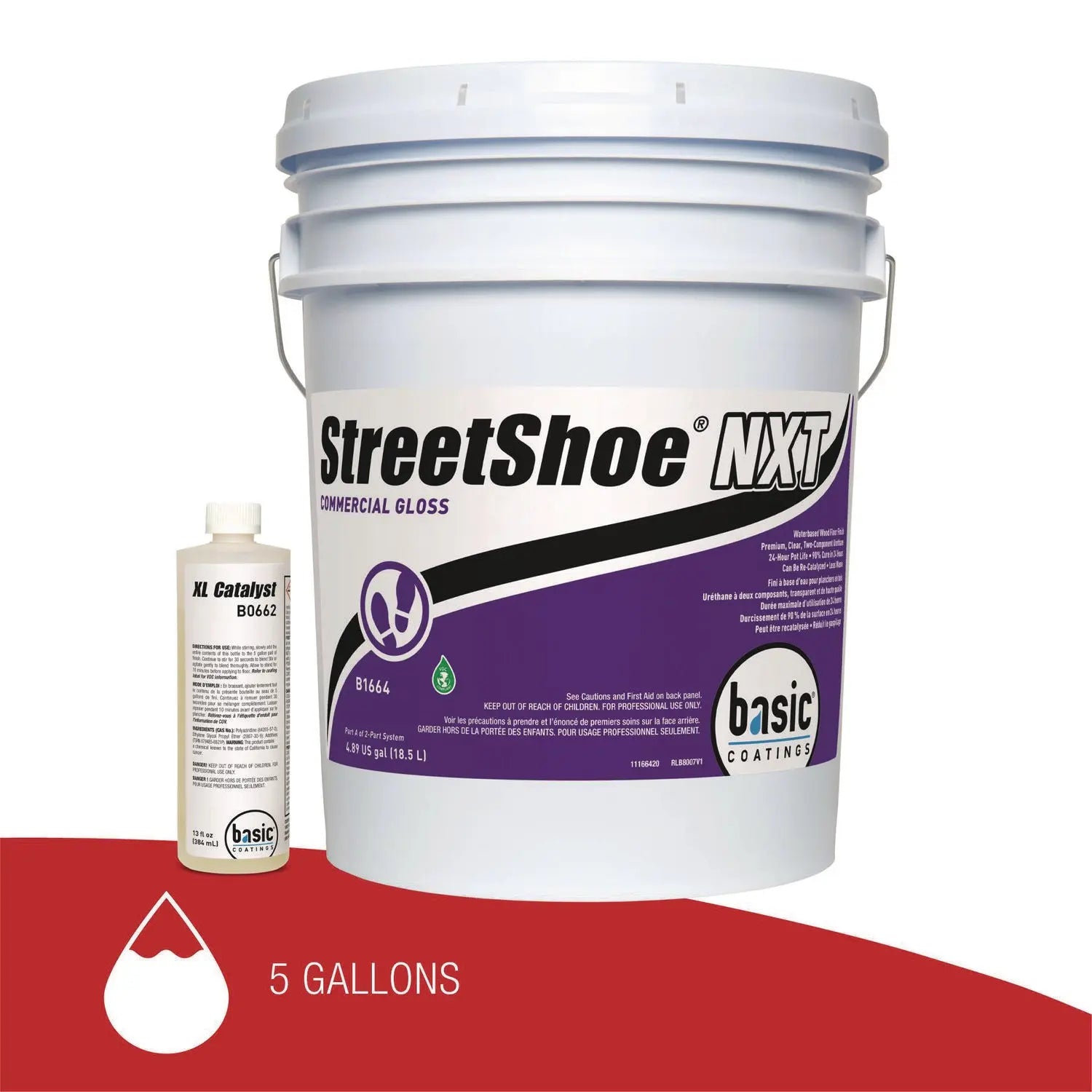 StreetShoe NXT Wood Floor Finish, 5 gal Pail Betco® Flipcost