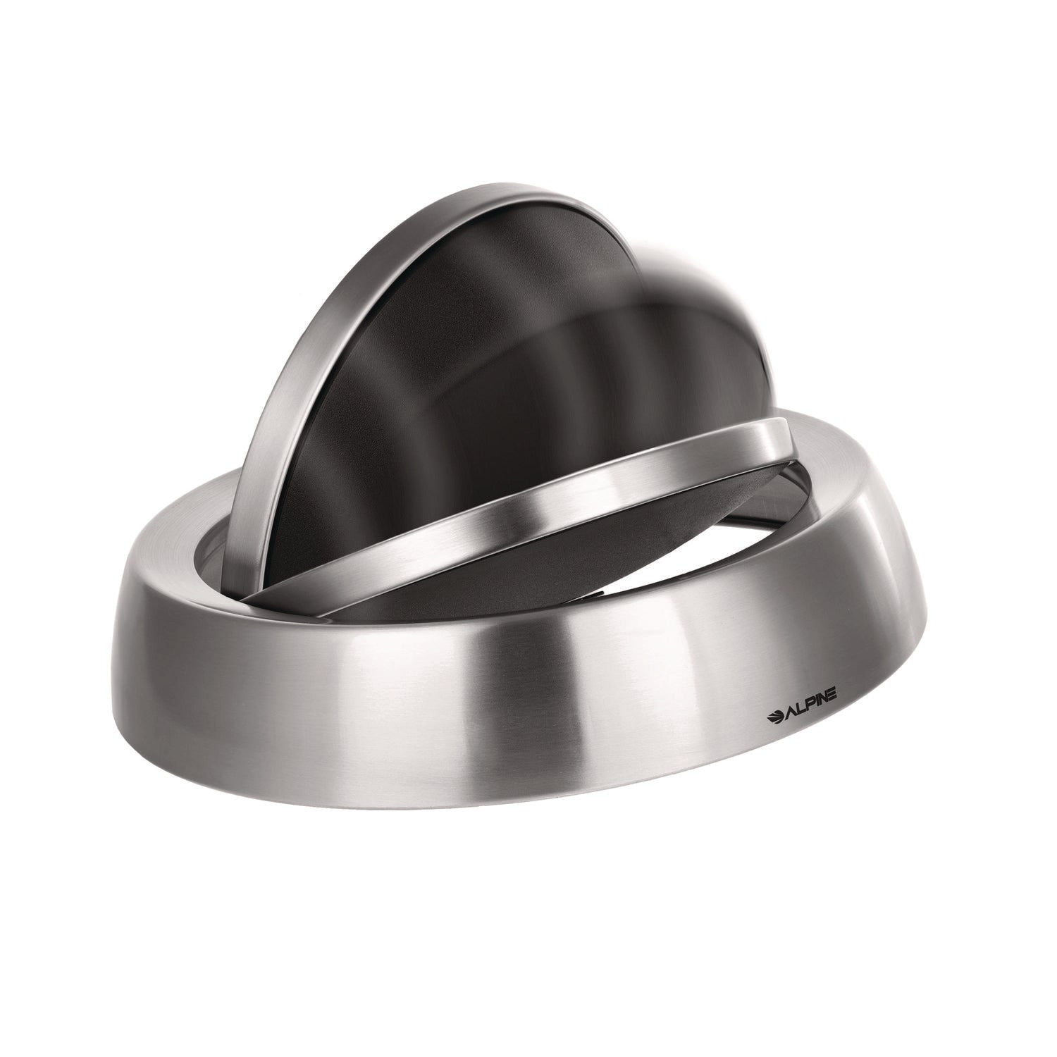 Alpine Industries 17 Gallon Stainless Steel Commercial Trash Can with Swing Lid