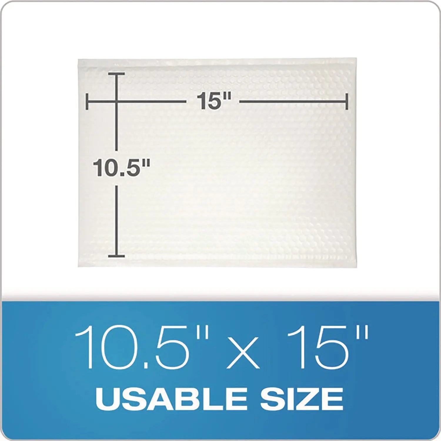 Poly Bubble Mailers, #5, Barrier Bubble Cushion, Redi-Seal Adhesive Closure, 10.5 x 15, White, 25/Pack Quality Park™ Flipcost