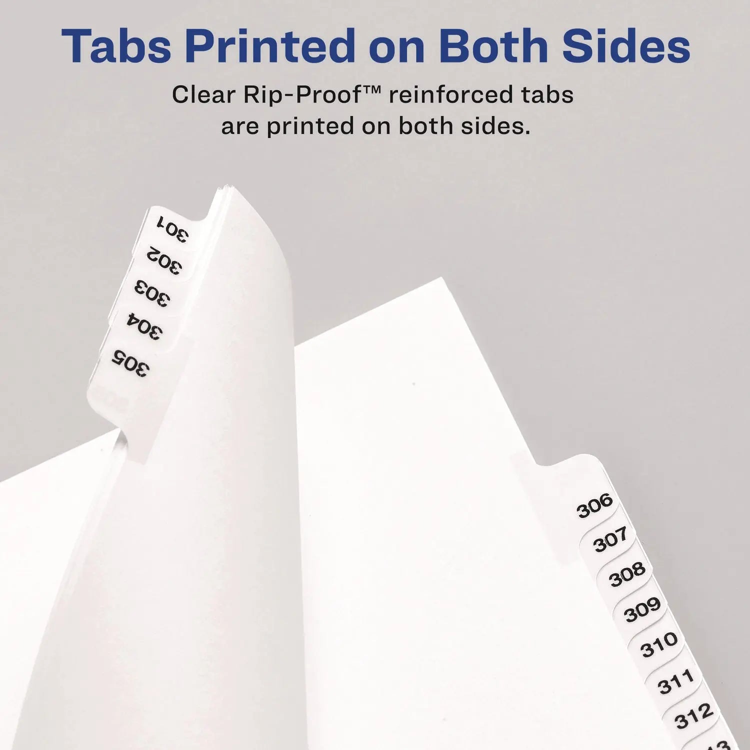 Preprinted Legal Exhibit Side Tab Index Dividers, Avery Style, 26-Tab, G, 11 x 8.5, White, 25/Set, (1407) Avery® Flipcost