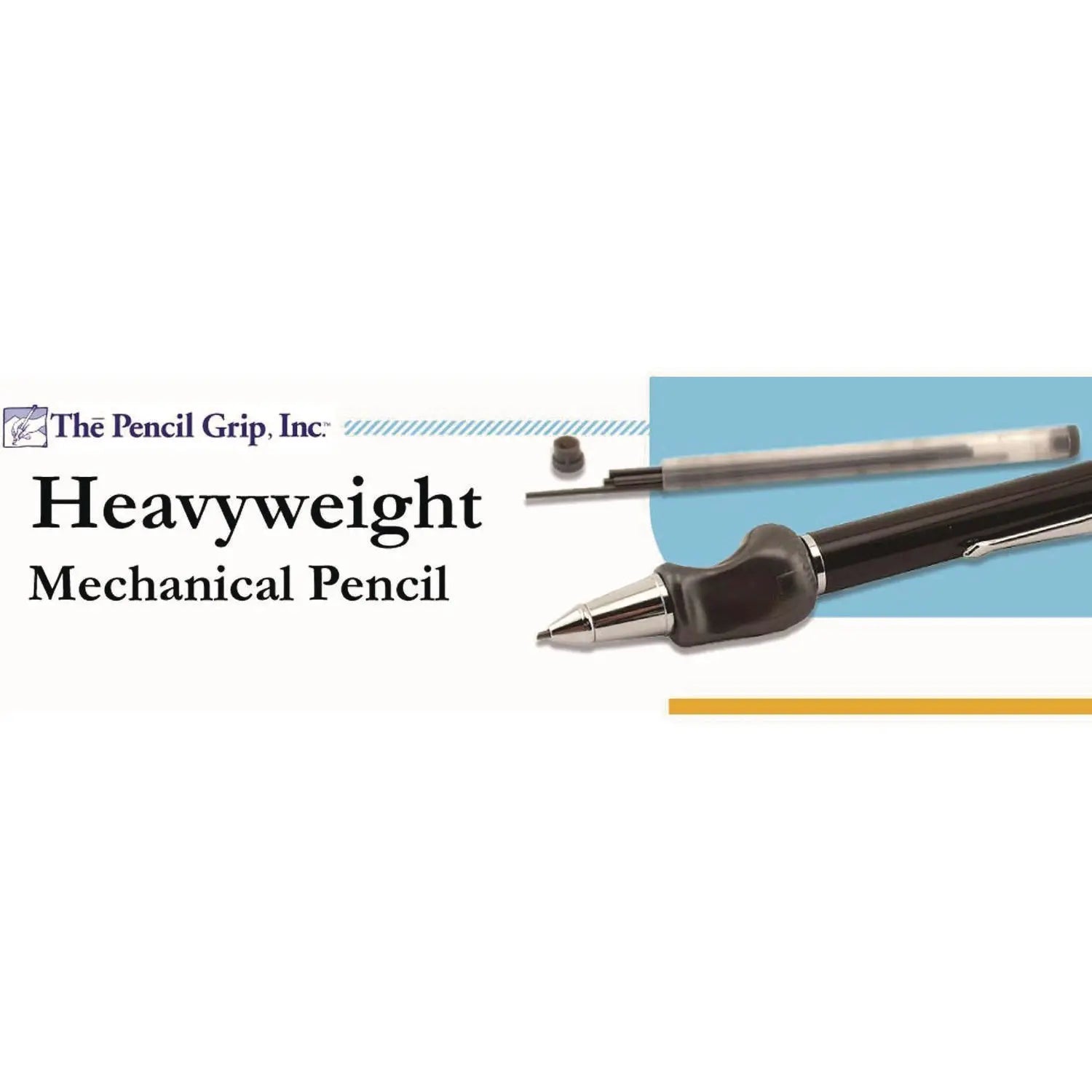 Heavyweight Mechanical Pencil Set w/The Pencil Grip, 2 mm Lead Refills, HB (#2), Black Lead, Black/Navy/Silver Barrel, 8/CT TPG Creations™ Flipcost