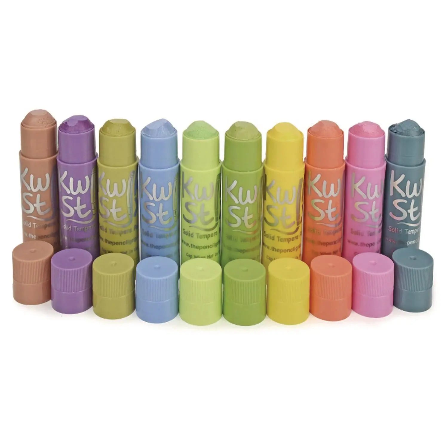 Kwik Stix Tempera Paint Set, 10 Assorted Pastel Colors, 10/Set, 12 Sets/Carton TPG Creations™ Flipcost