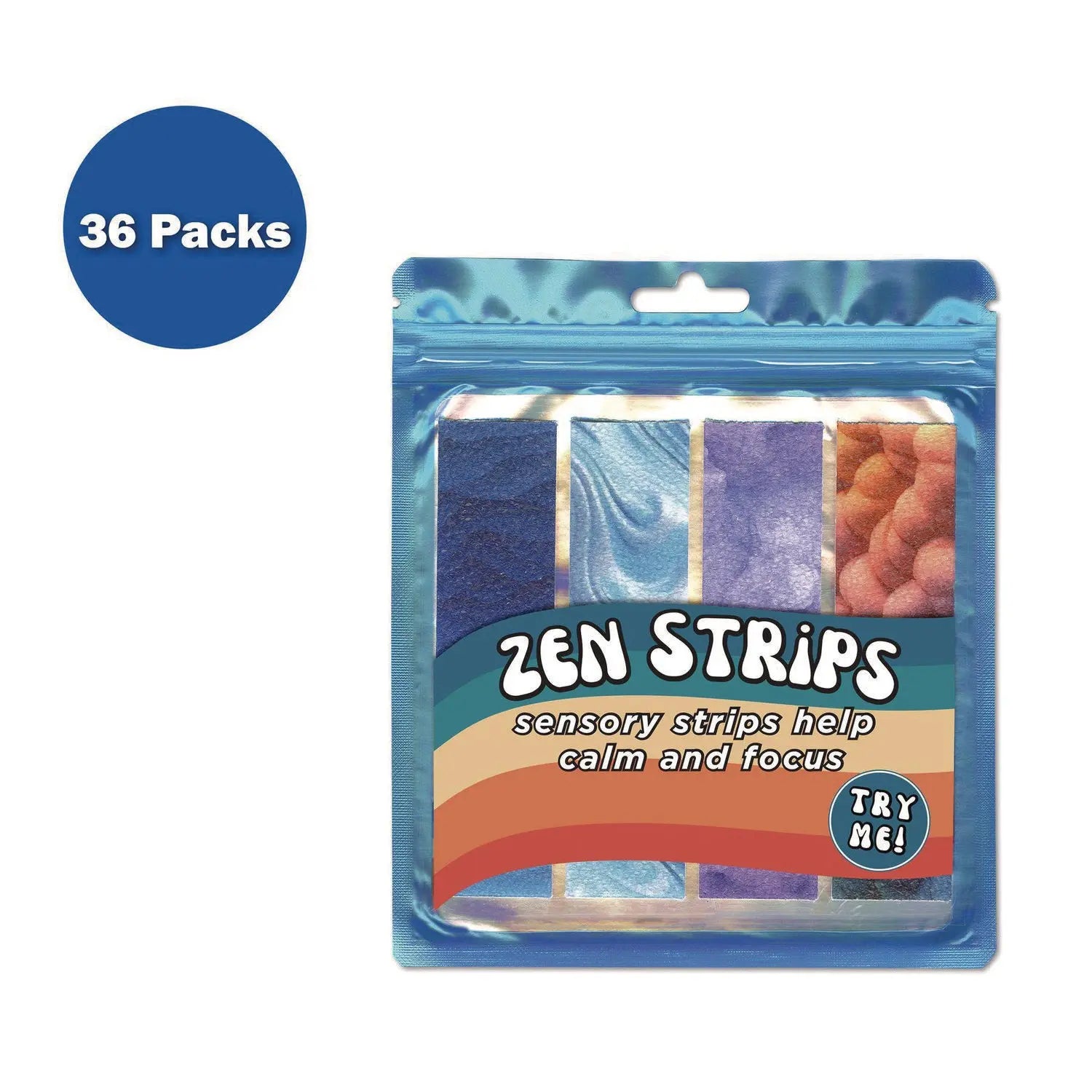Zen Strips, Sandy Gradient, Assorted Colors, 4/Set, 36 Sets/Carton TPG Creations™ Flipcost