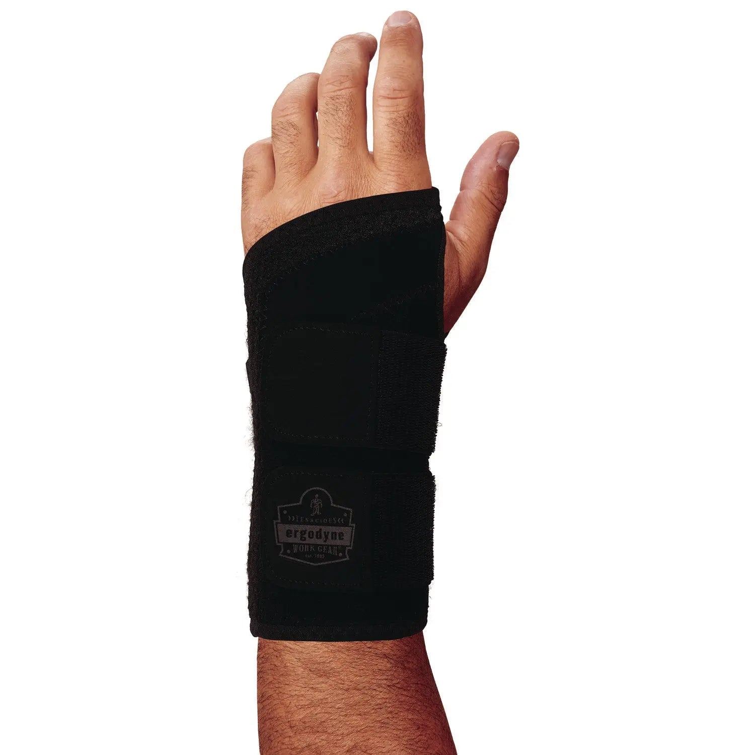 ProFlex 4015 Wrist Brace Support with Double Strap, Large, Fits Left Hand, Black ergodyne® Flipcost