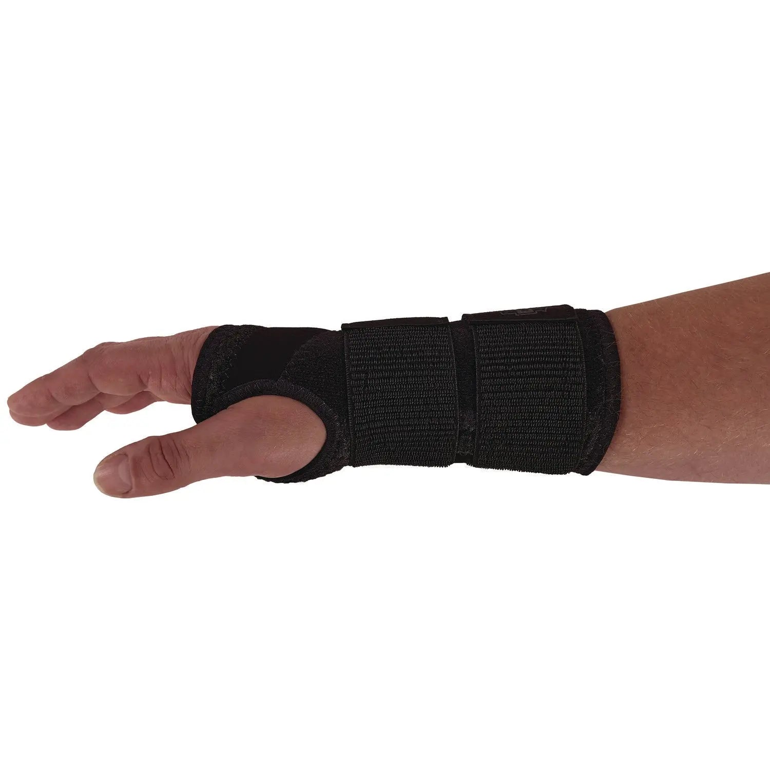 ProFlex 4015 Wrist Brace Support with Double Strap, Medium, Fits Right Hand, Black ergodyne® Flipcost