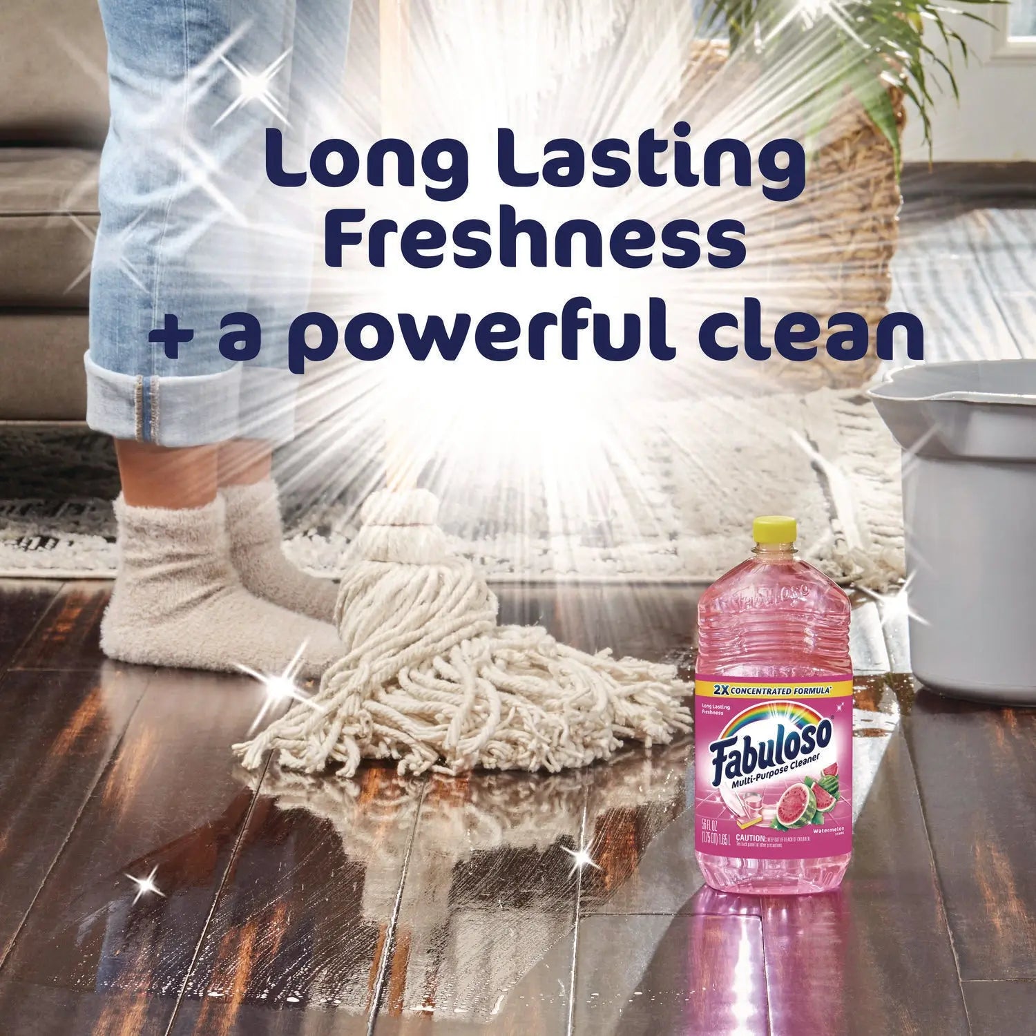 Multi-Use Cleaner, Watermelon Scent, 56 oz Bottle, 6/Carton Fabuloso® Flipcost