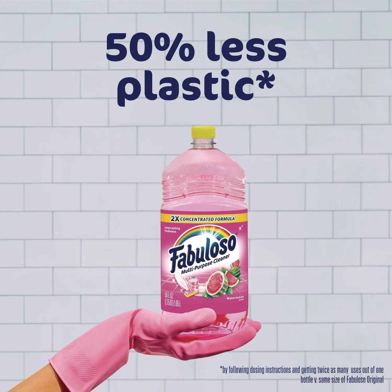 Multi-Use Cleaner, Watermelon Scent, 56 oz Bottle, 6/Carton Fabuloso® Flipcost