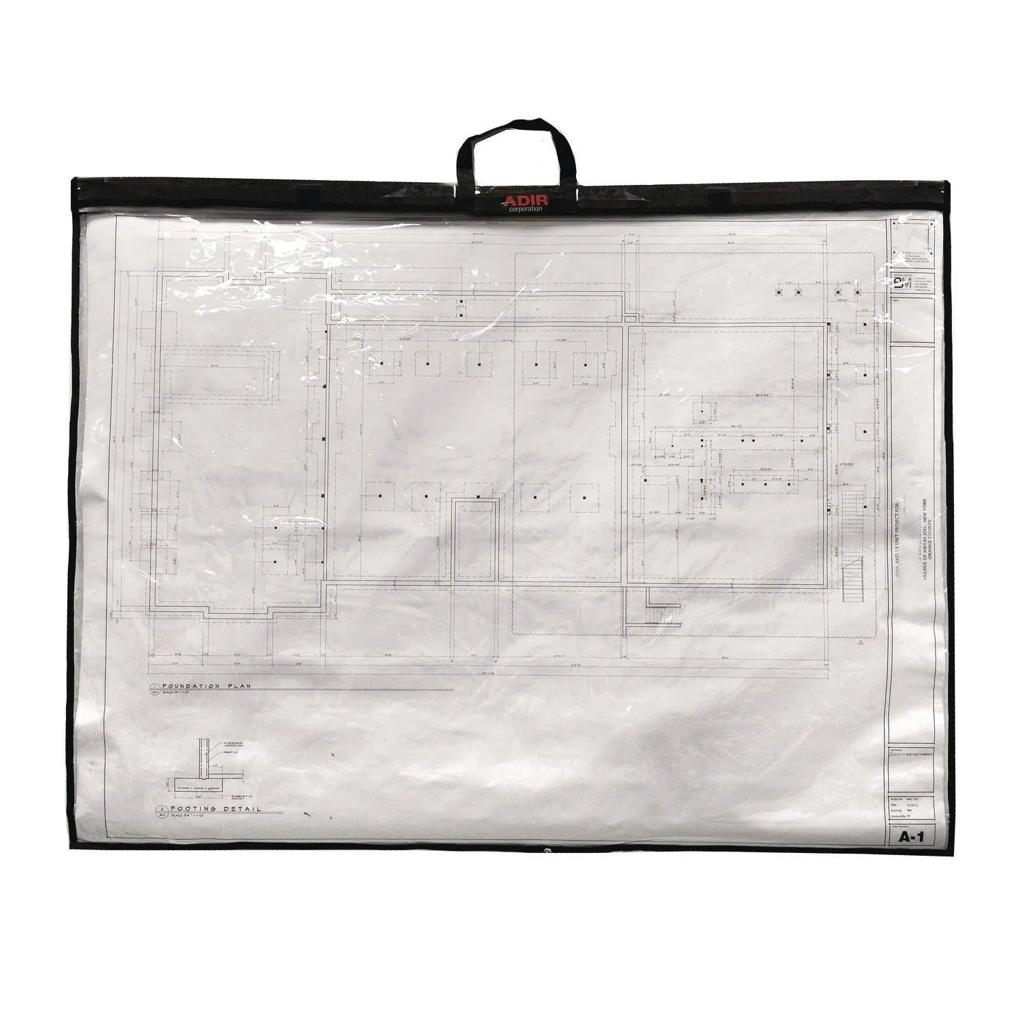 Large Document Protection Blueprint Plan Holder, Holds ARCH D (24