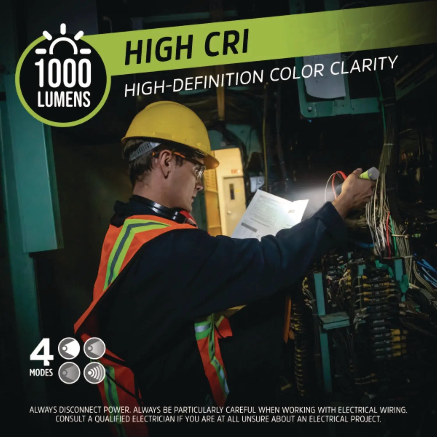 Pro Series Handheld High CRI Flashlight, Rechargeable Lithium Ion/6 AAA Batteries Included, Gray/Green Energizer® Flipcost