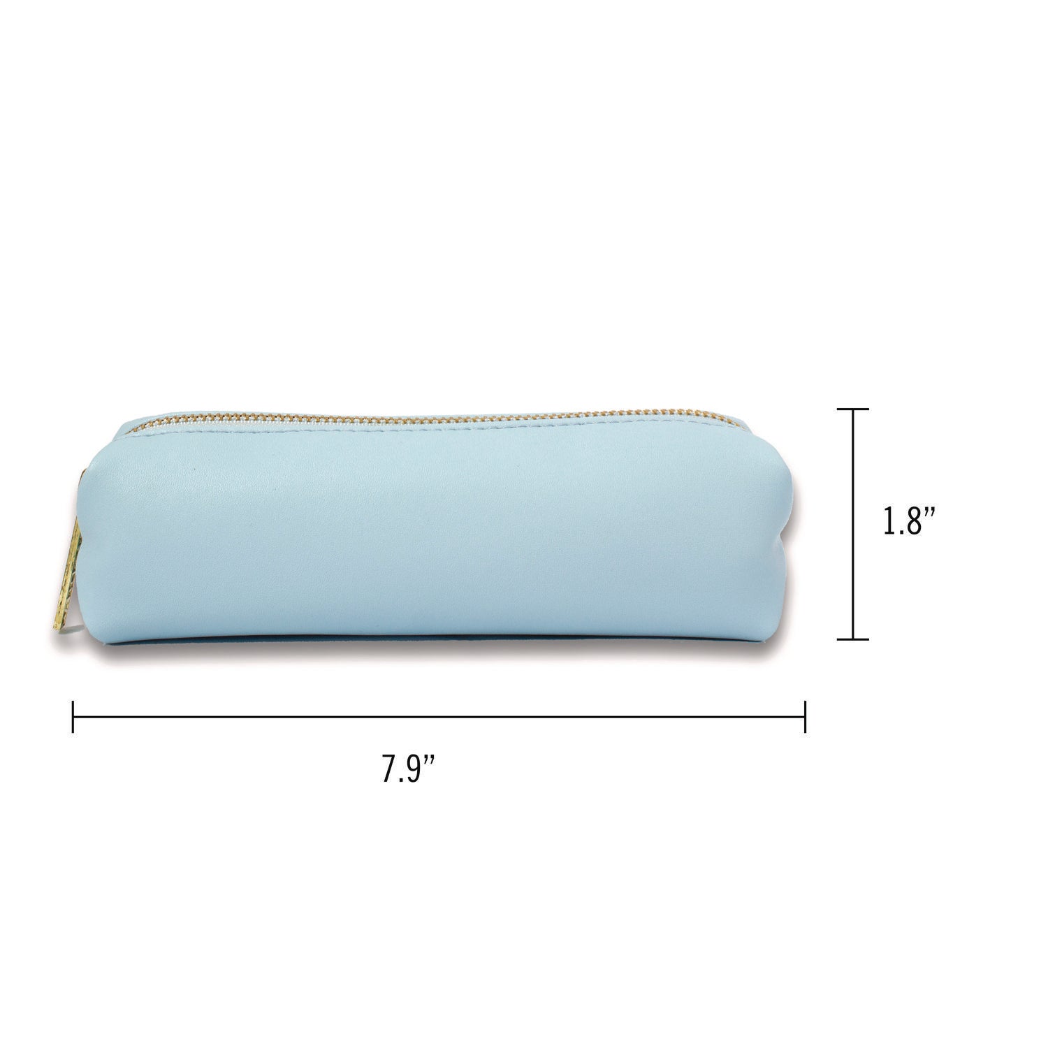 PUKKA PAD® Pencil Case, 7.9" x 2" x 2", Blue