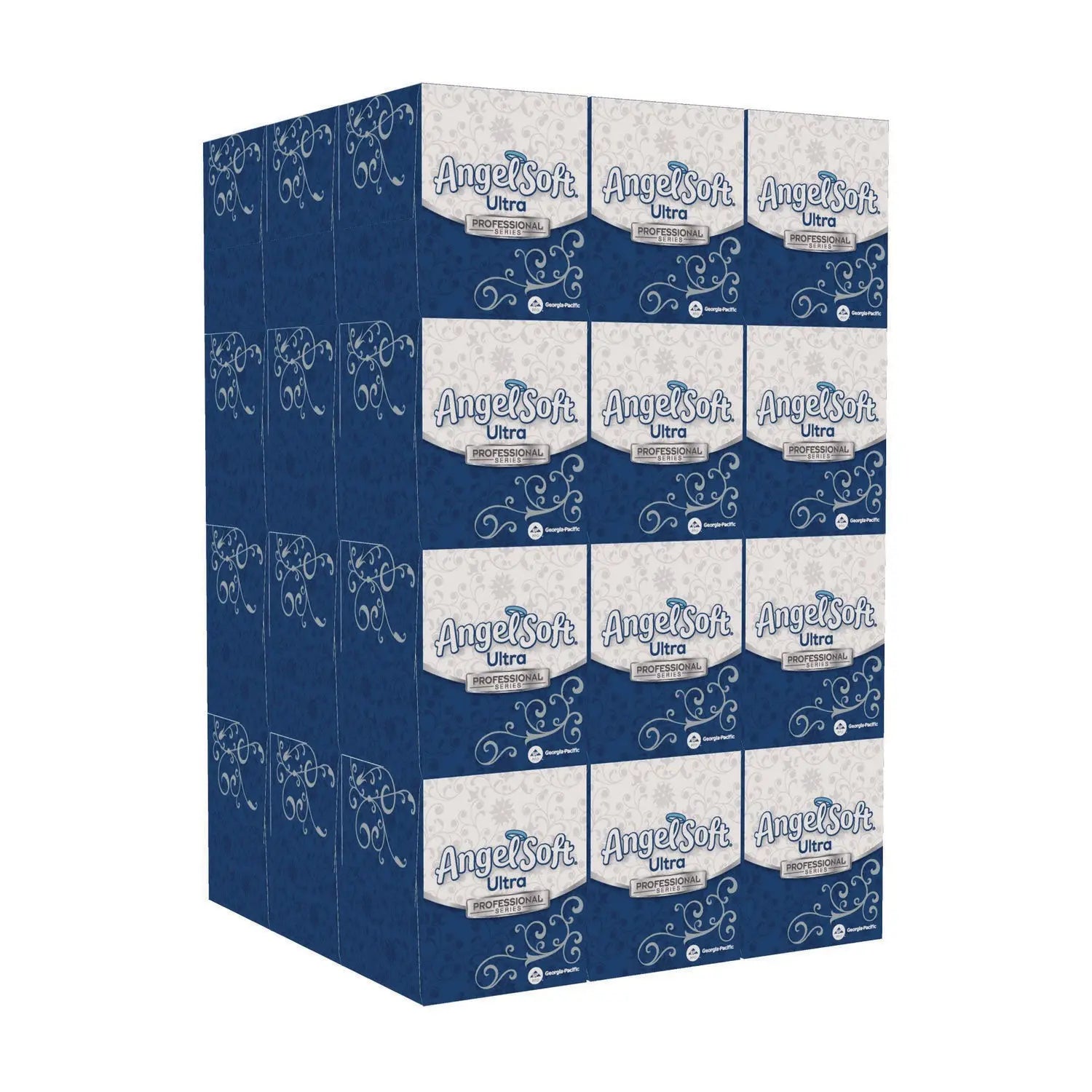 ps Ultra Facial Tissue, 2-Ply, White, 96 Sheets/Box, 36 Boxes/Carton Angel Soft® Flipcost