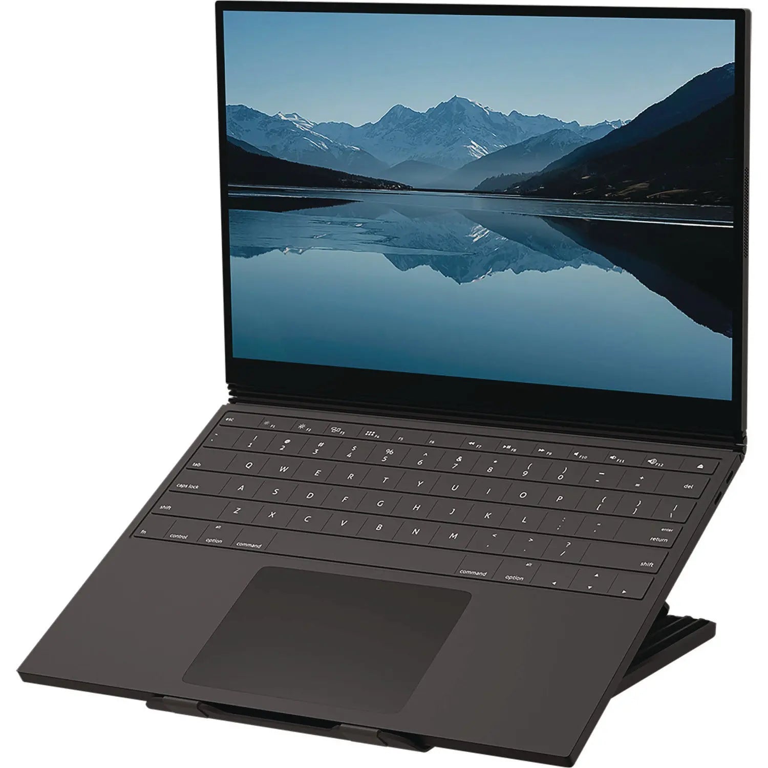 Breyta Laptop Stand, 9.25" x 10.55" x 0.55" to 8", Black, Supports Up to 8.8 lbs Fellowes® Flipcost