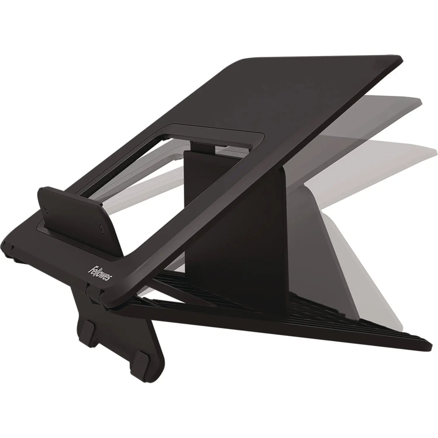 Breyta Laptop Stand, 9.25" x 10.55" x 0.55" to 8", Black, Supports Up to 8.8 lbs Fellowes® Flipcost