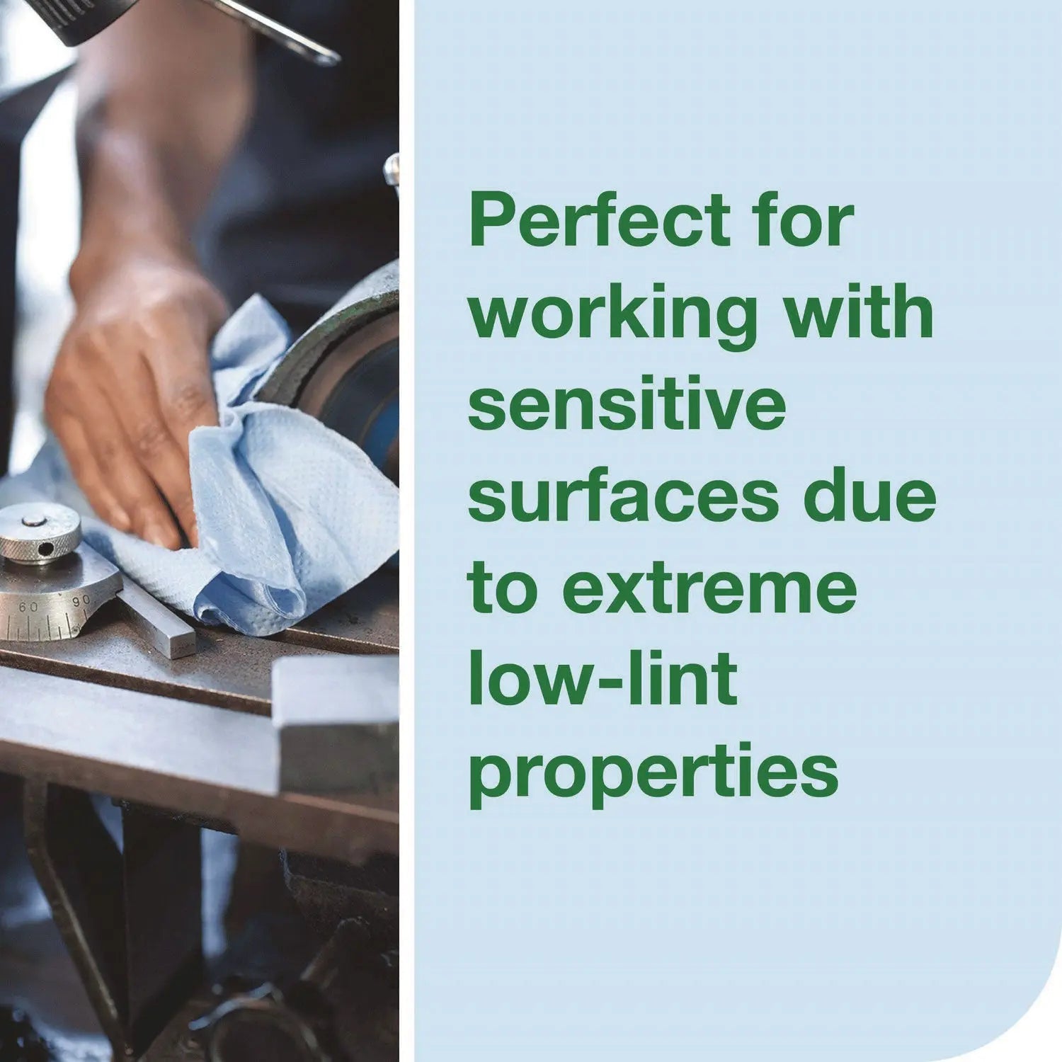 Low-Lint Cleaning Cloths, 1-Ply, 15 x 15, Blue, 240 Sheets, 4 Boxes/Carton Tork® Flipcost