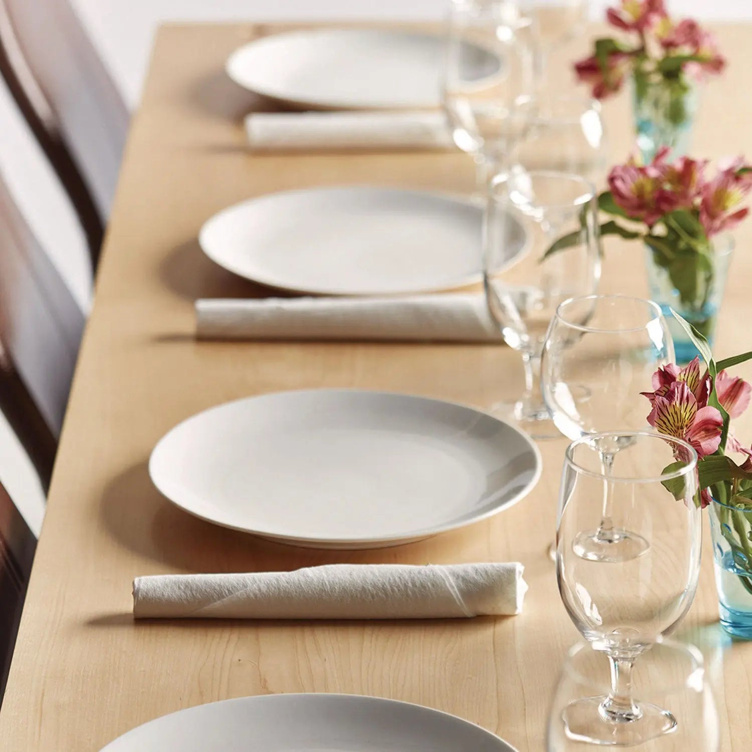 LinStyle Dinner Napkin, 1-Ply, 15 x 16, White, 1,000/Carton Tork® Flipcost