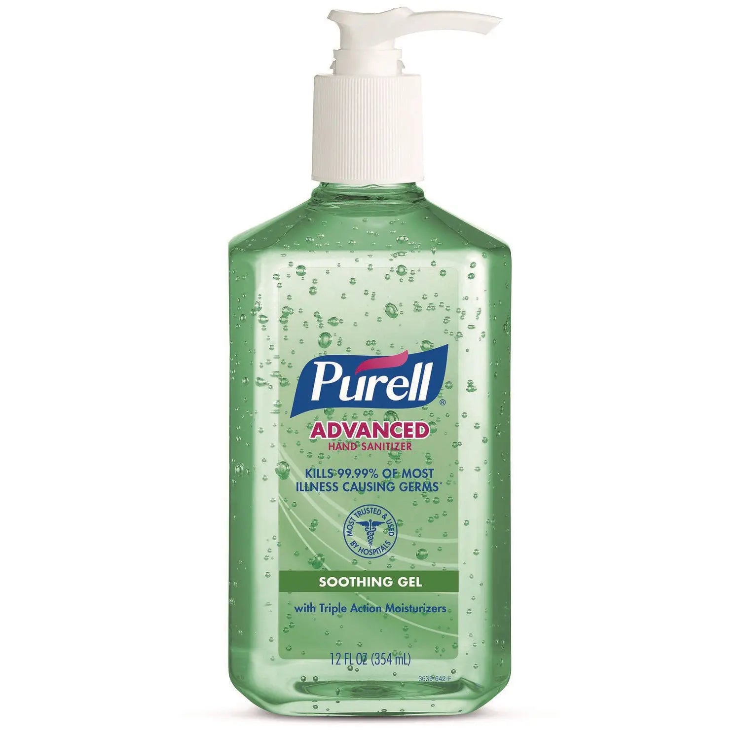 Advanced Hand Sanitizer Soothing Gel, 12 oz Pump Bottle, Fresh Scent, 12/Carton PURELL® Flipcost