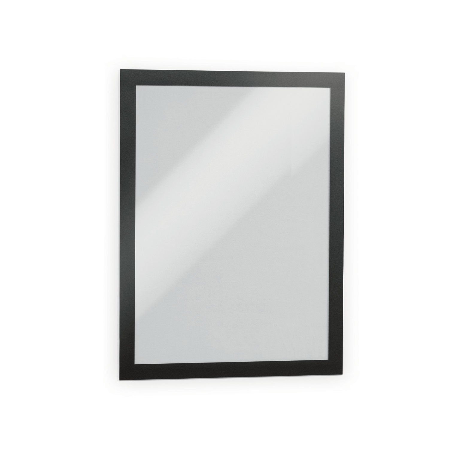 Durable® DURAFRAME MAGNETIC Sign Holder Frame, 13.39 x 17.87, Black Frame, 2/Pack