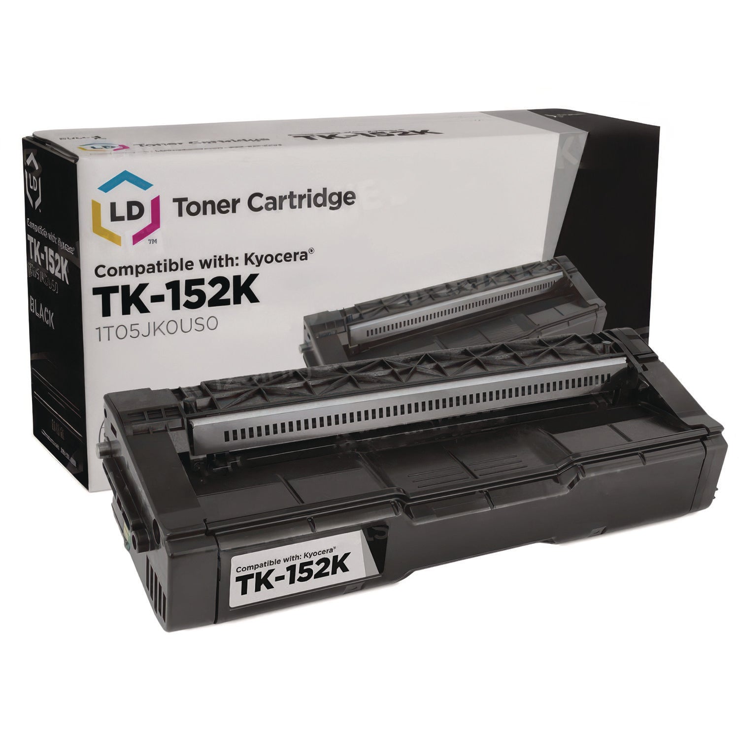 Kyocera TK152K Toner, 6,000 Page-Yield, Black