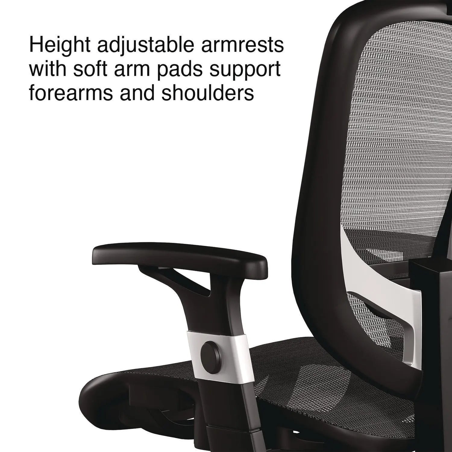 Minerva Ergonomic Mesh Swivel Task Chair, Supports Up to 275 lb, 17.24 to 20.98 Seat Height, Gray Seat, Gray Back, Black Base Alera® Flipcost