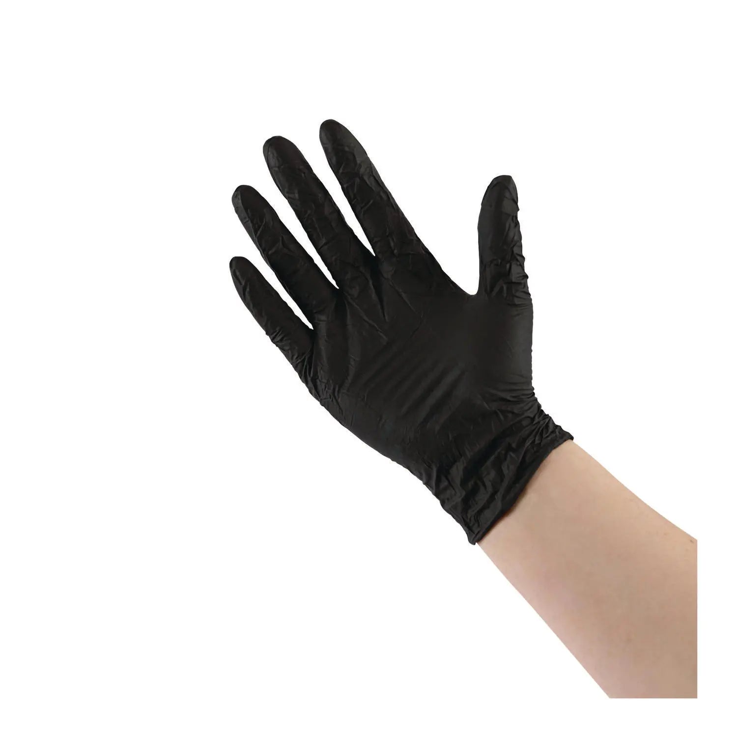 Disposable General-Purpose Powder-Free Nitrile Gloves, Small, Black, 4.4 mil, 100/Box, 10 Boxes/Carton Boardwalk® Flipcost