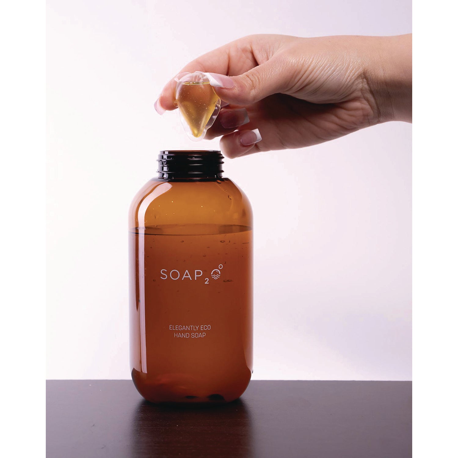 SOAP2O Super HydroDrops and Dispenser Bottle Kit, Coconut Acai, 500 mL