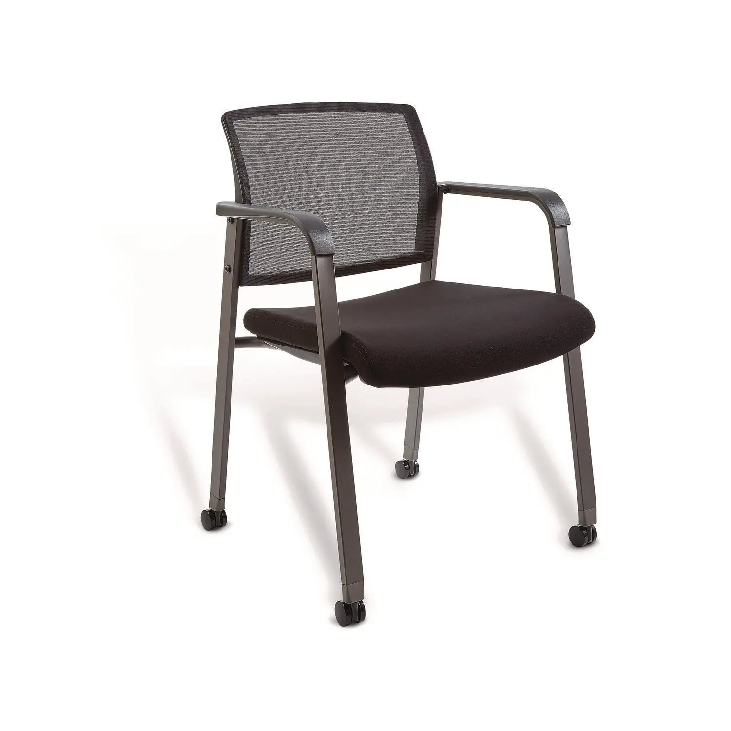 Elgar Fabric Guest Chair, 24.41 x 22.64 x 31.73, Black Seat, Black Back, Black Base Alera® Flipcost