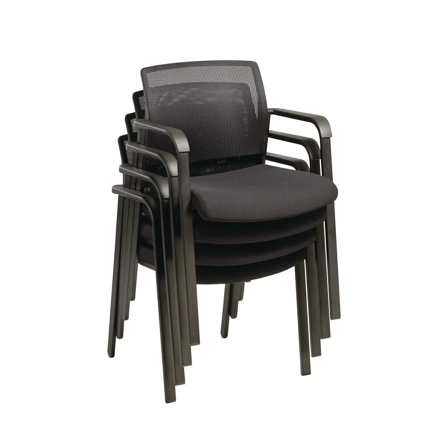 Elgar Fabric Guest Chair, 24.41 x 22.64 x 31.73, Black Seat, Black Back, Black Base Alera® Flipcost