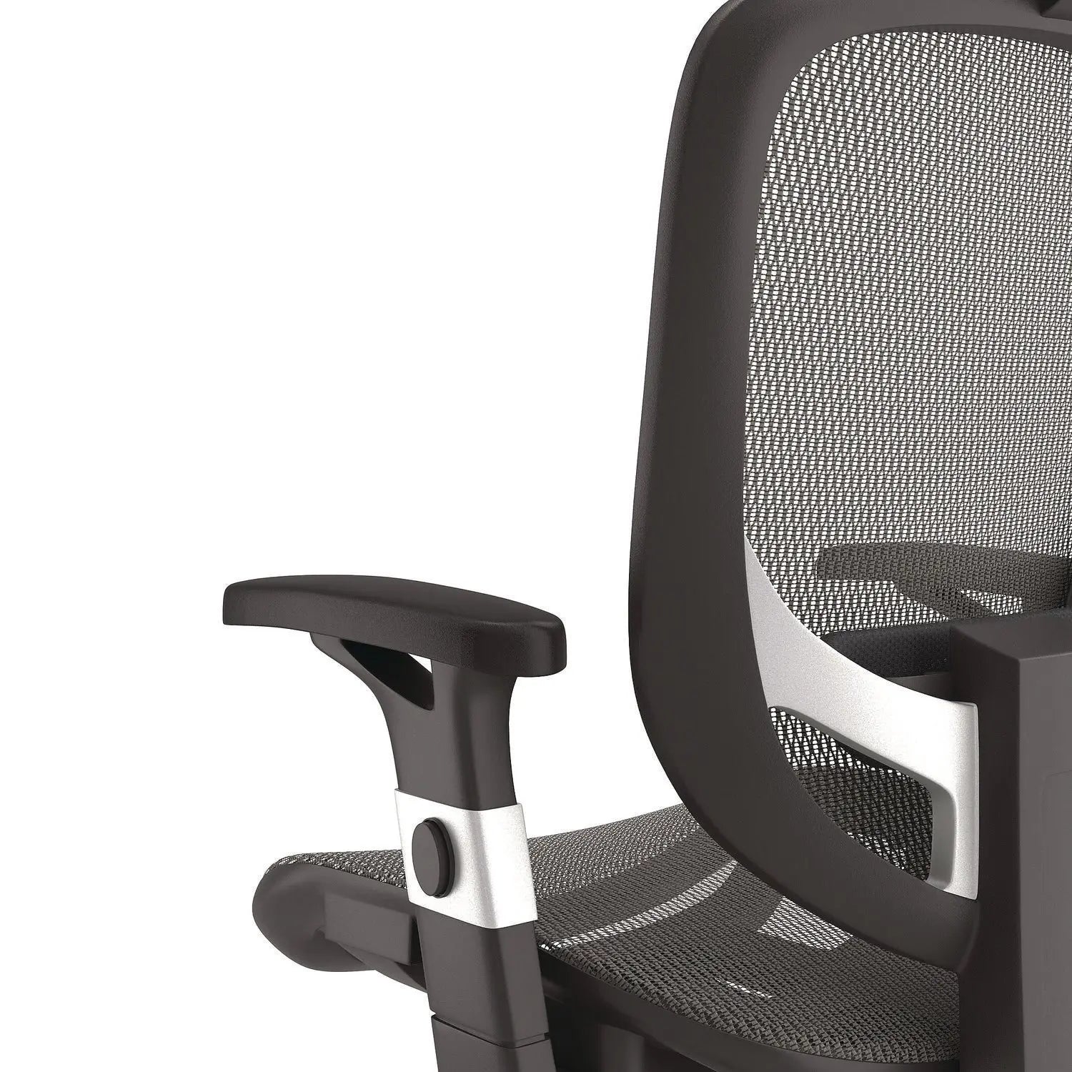 Minerva Ergonomic Mesh Swivel Task Chair, Supports Up to 275 lb, 17.24 to 20.98 Seat Height, Gray Seat, Gray Back, Black Base Alera® Flipcost
