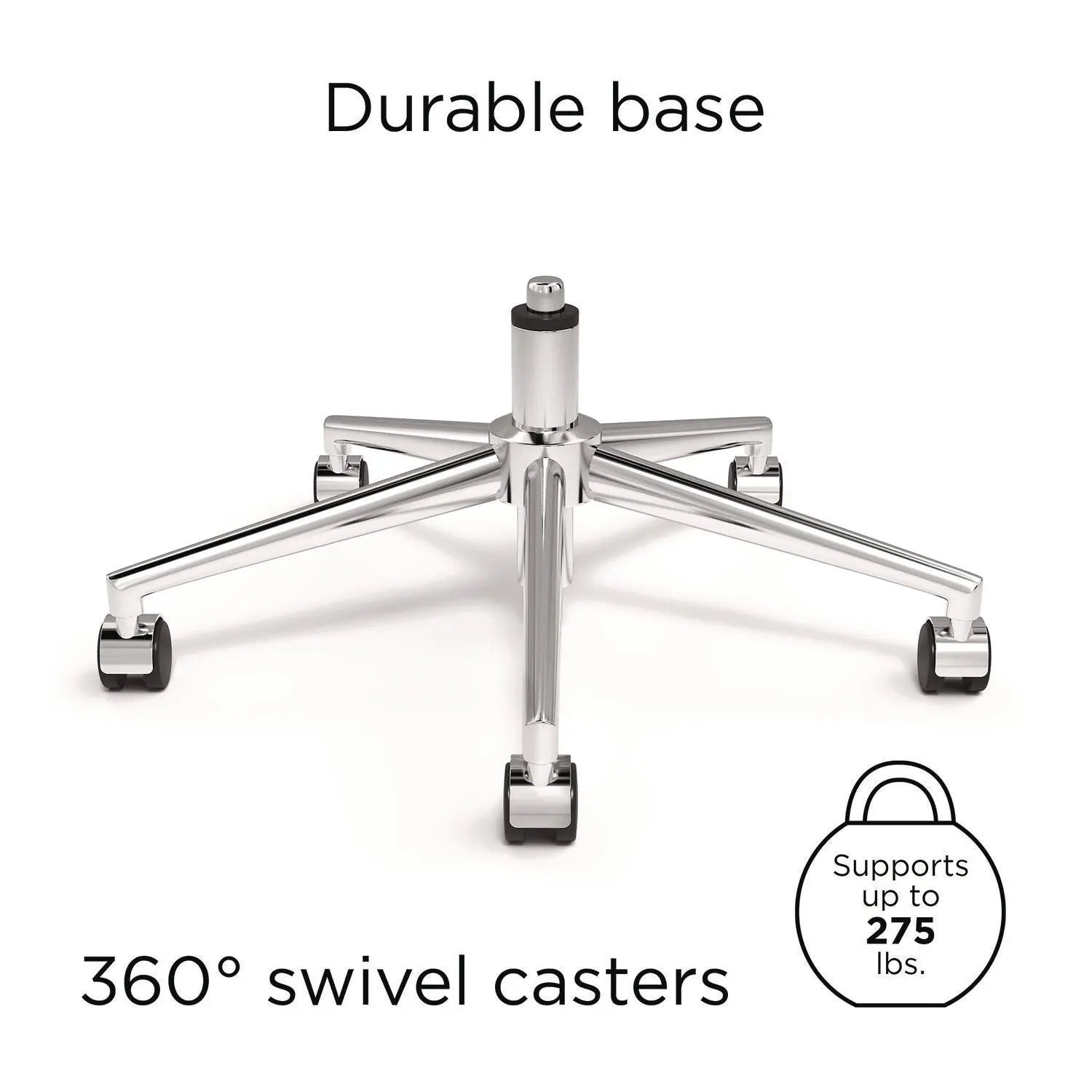 Siskin Fabric Managers Chair, Supports Up to 275 lb, 16.93 to 20.67 Seat Height, Gray Seat, Gray Back, Chrome Base Alera® Flipcost